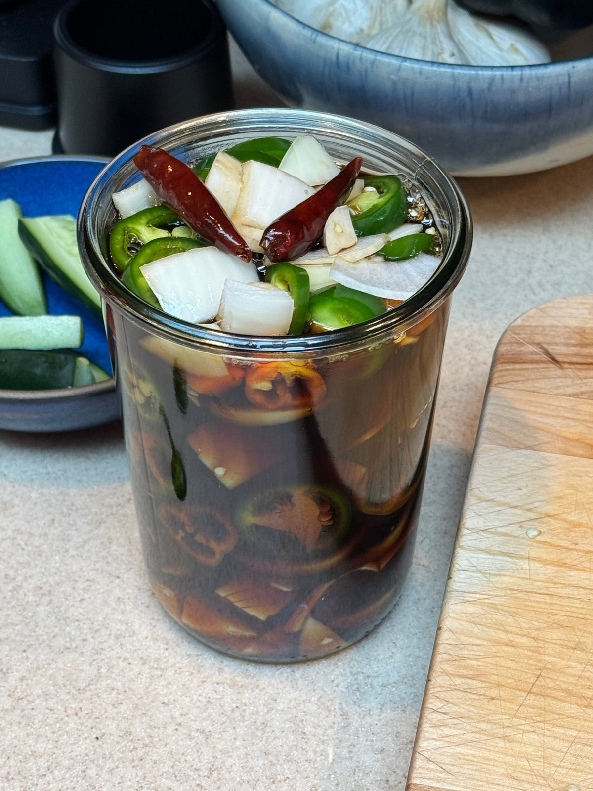 Korean Jangaji (Pickled Vegetables)