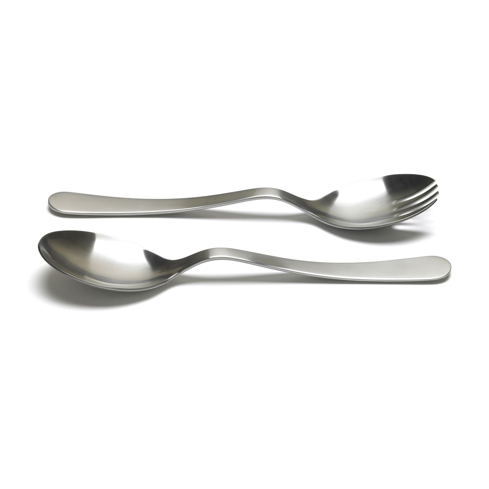 Chelsea Salad Servers, Stainless Steel