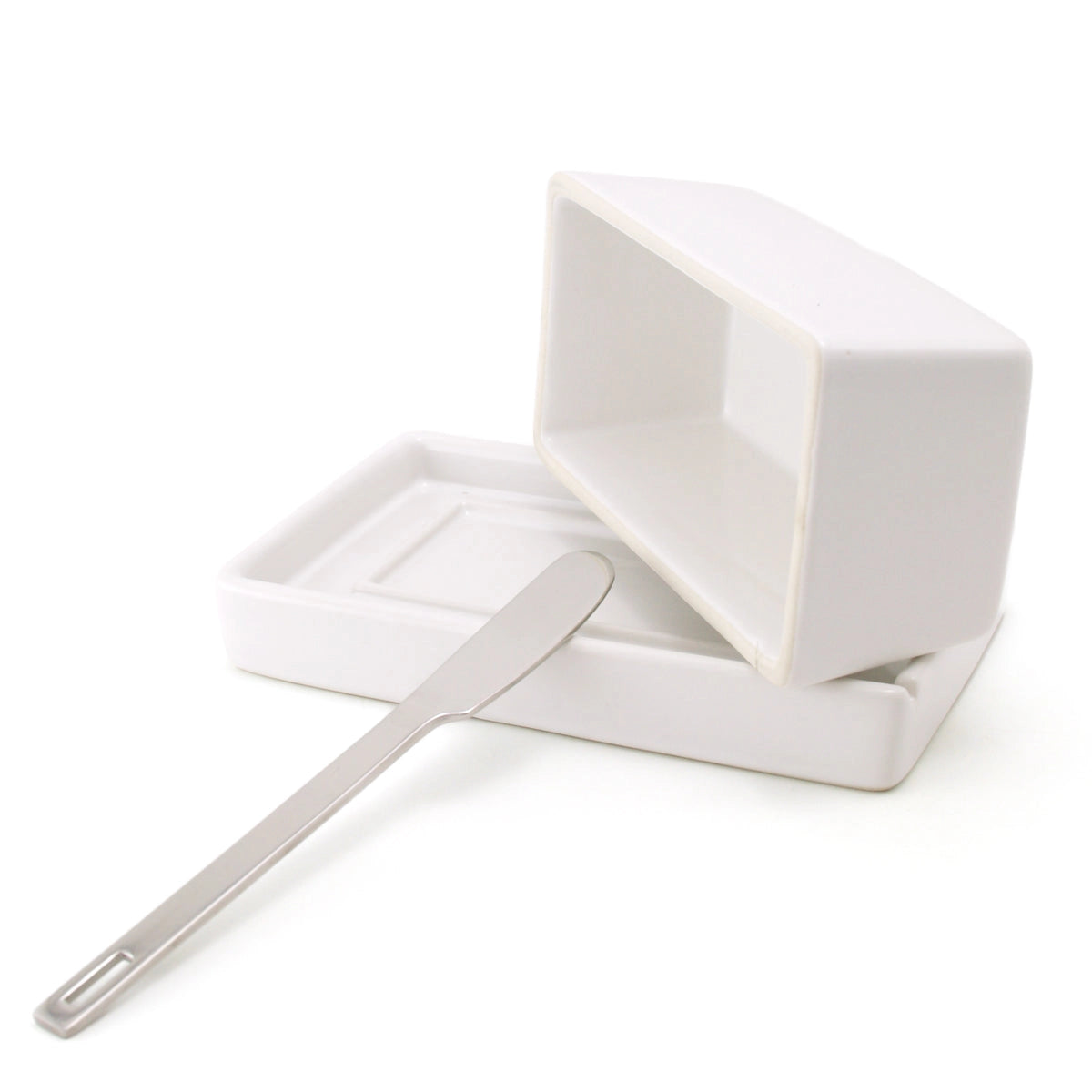 Butter Dish with Knife