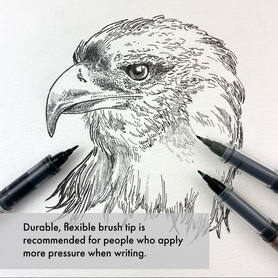 Quick Dry Brush Gokochi Black Series Pen