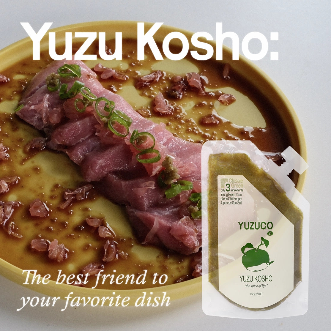 Green Yuzu Kosho, 3.5 oz