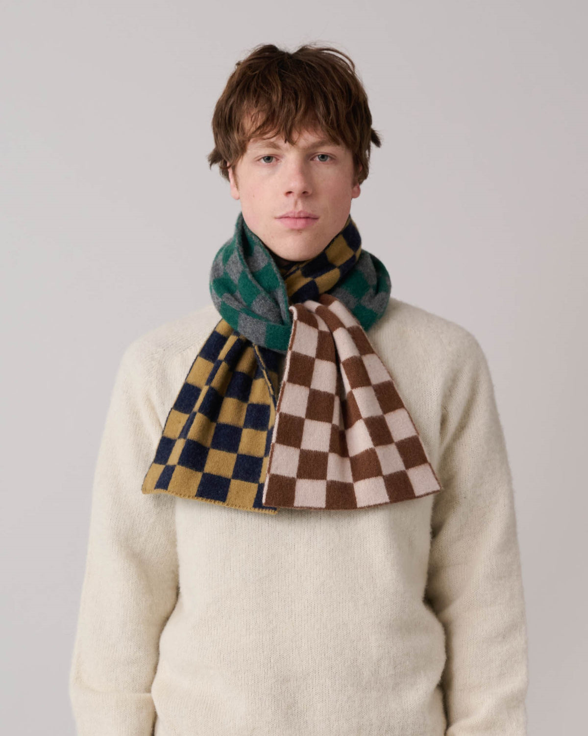 Cosmic Checkerboard Scarf, Sundaze