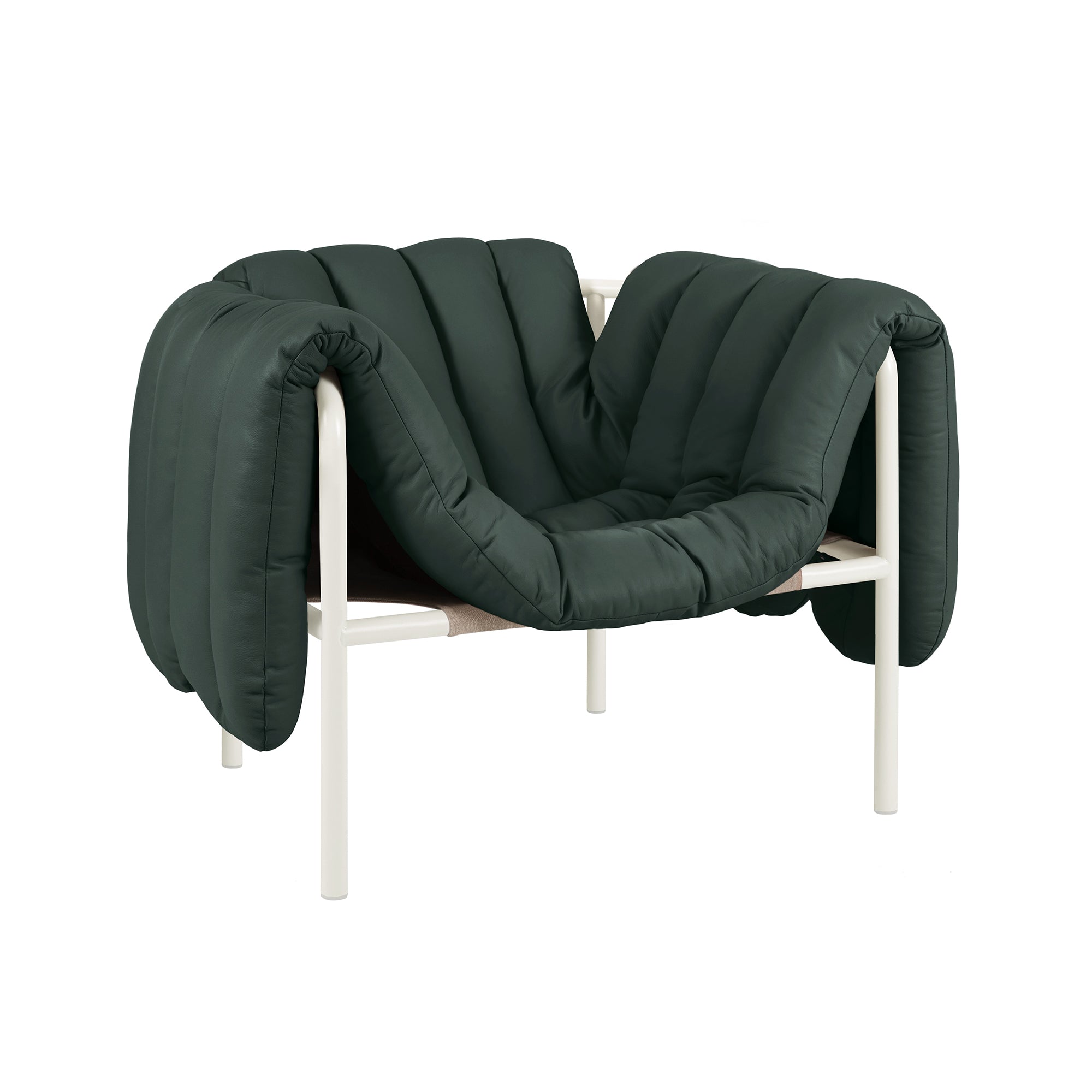 Puffy Lounge Chair, Cream