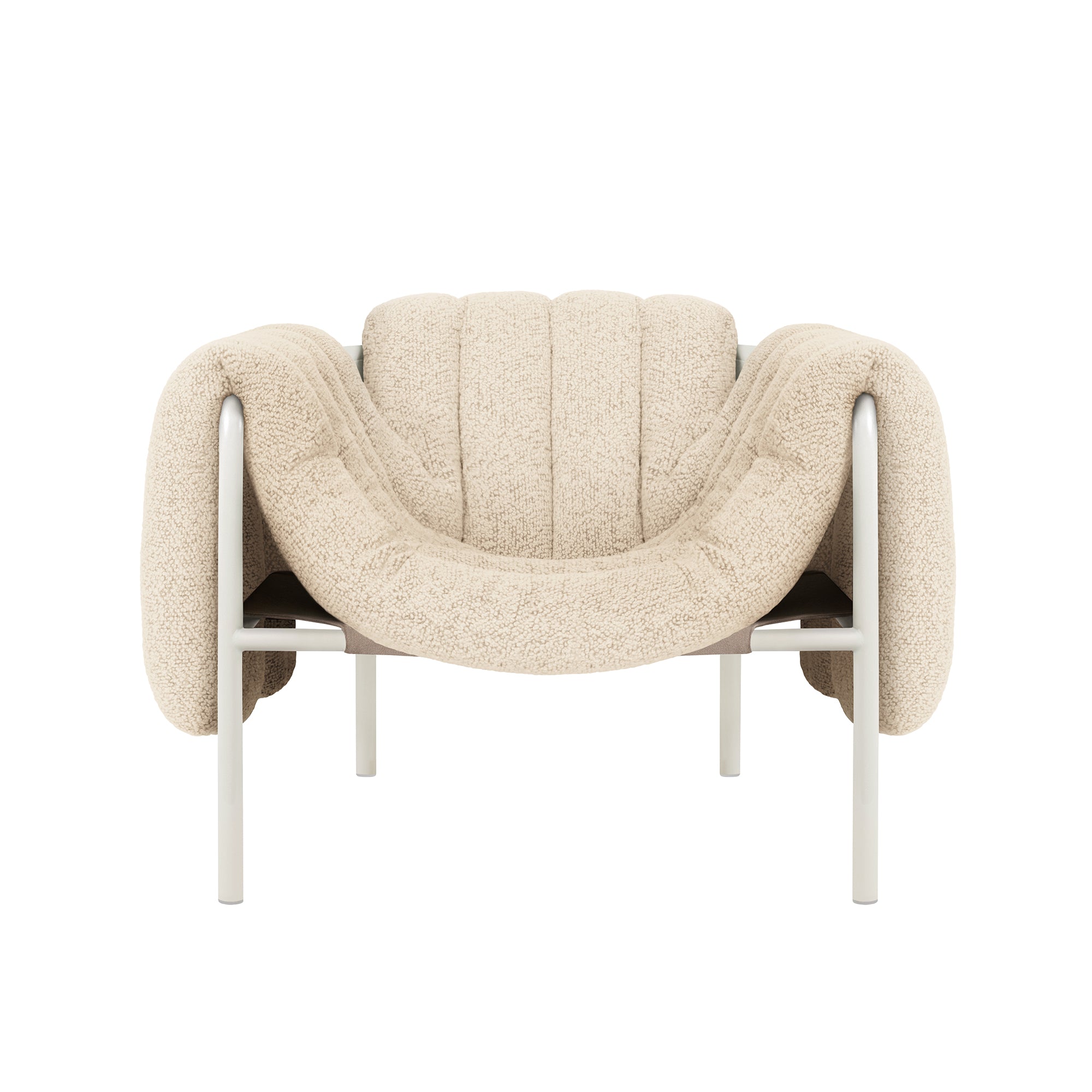 Puffy Lounge Chair, Cream