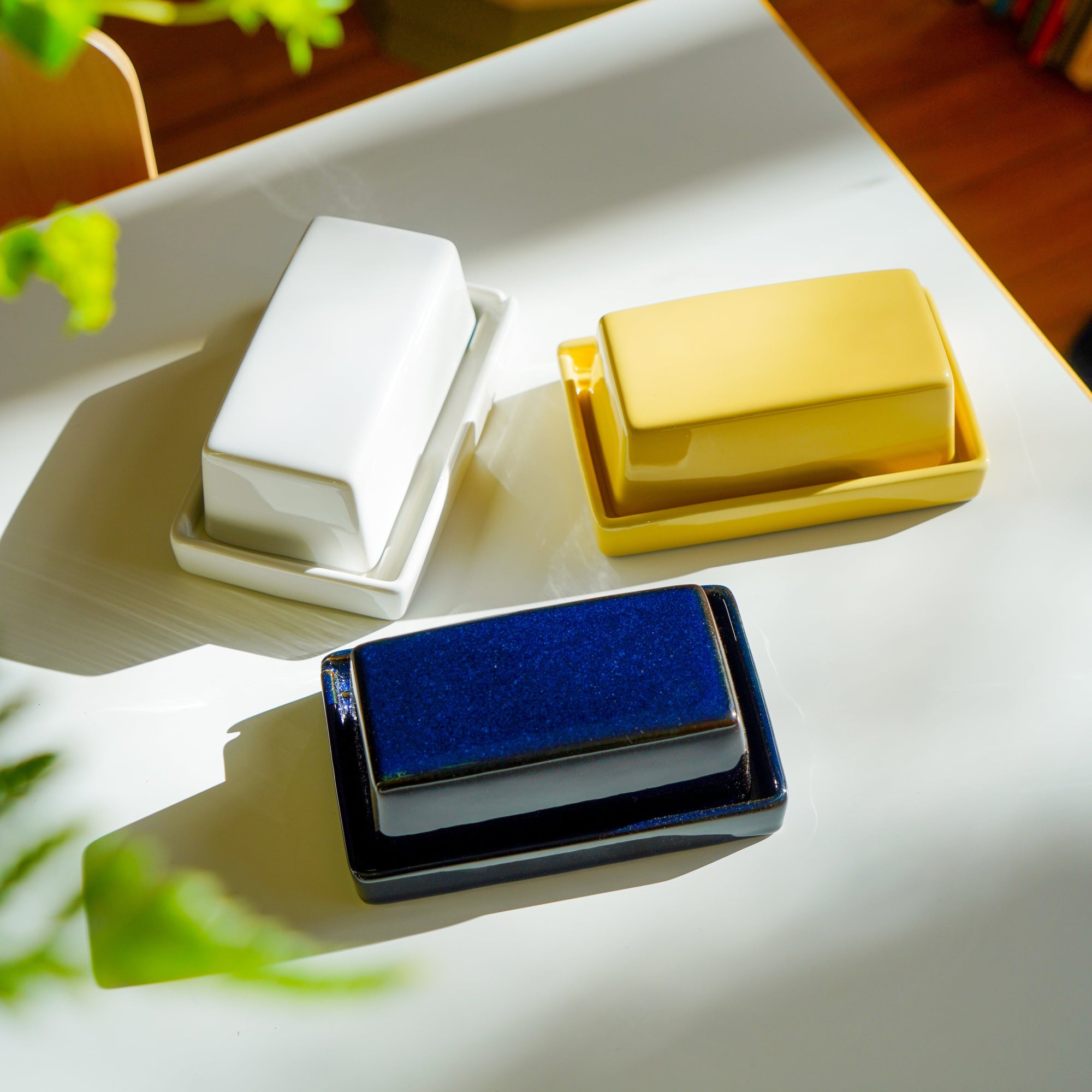 Butter Dish with Knife