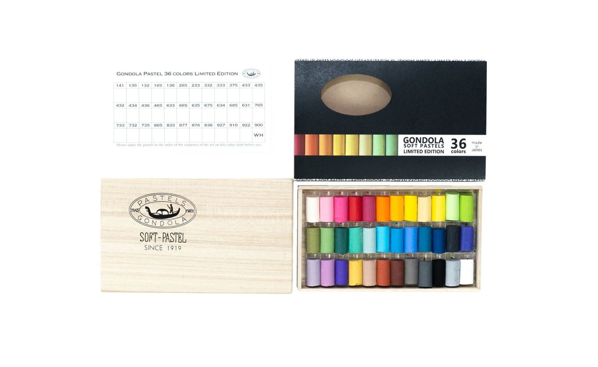 Gondola Soft Pastels, 36 color set