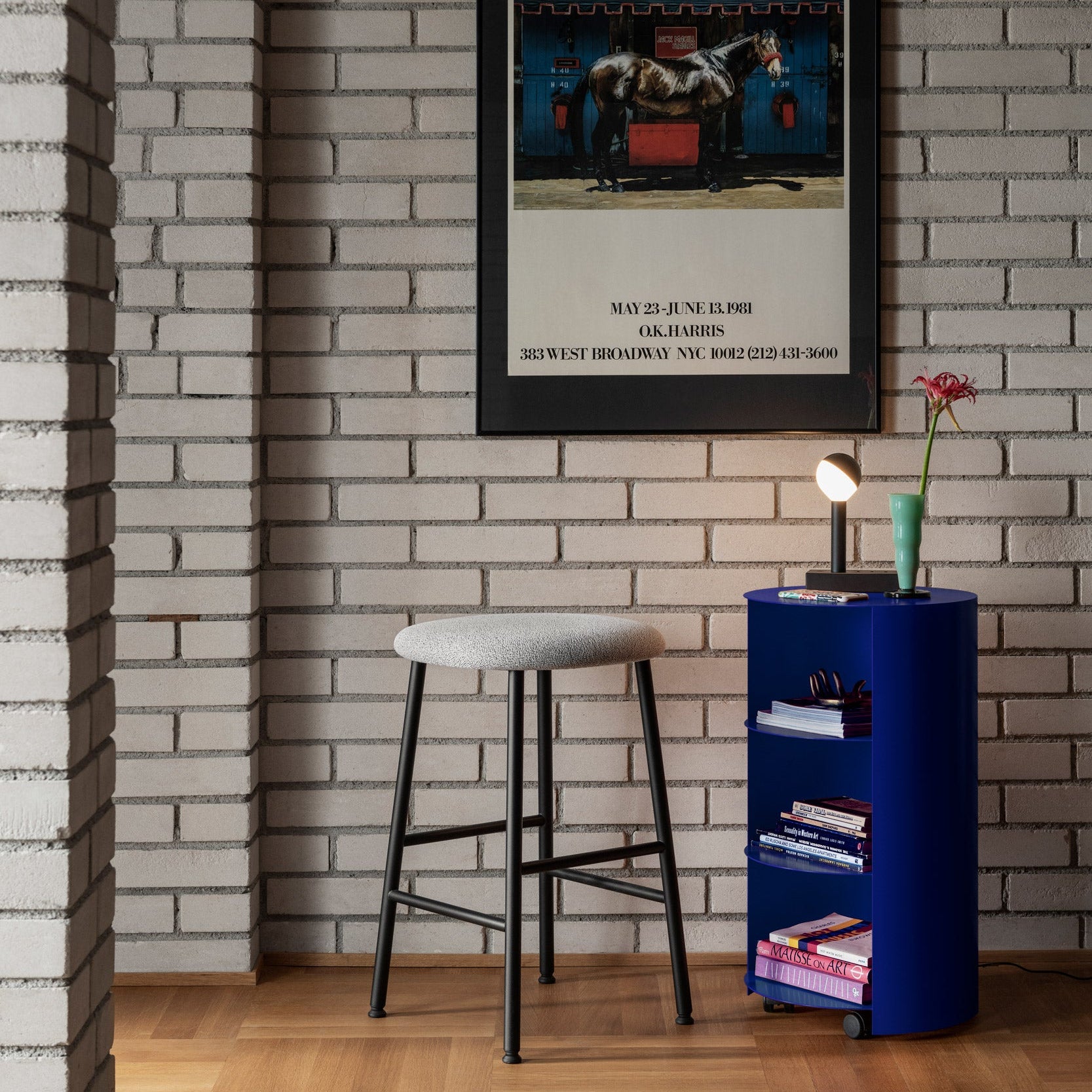 Hide Pedestal Table