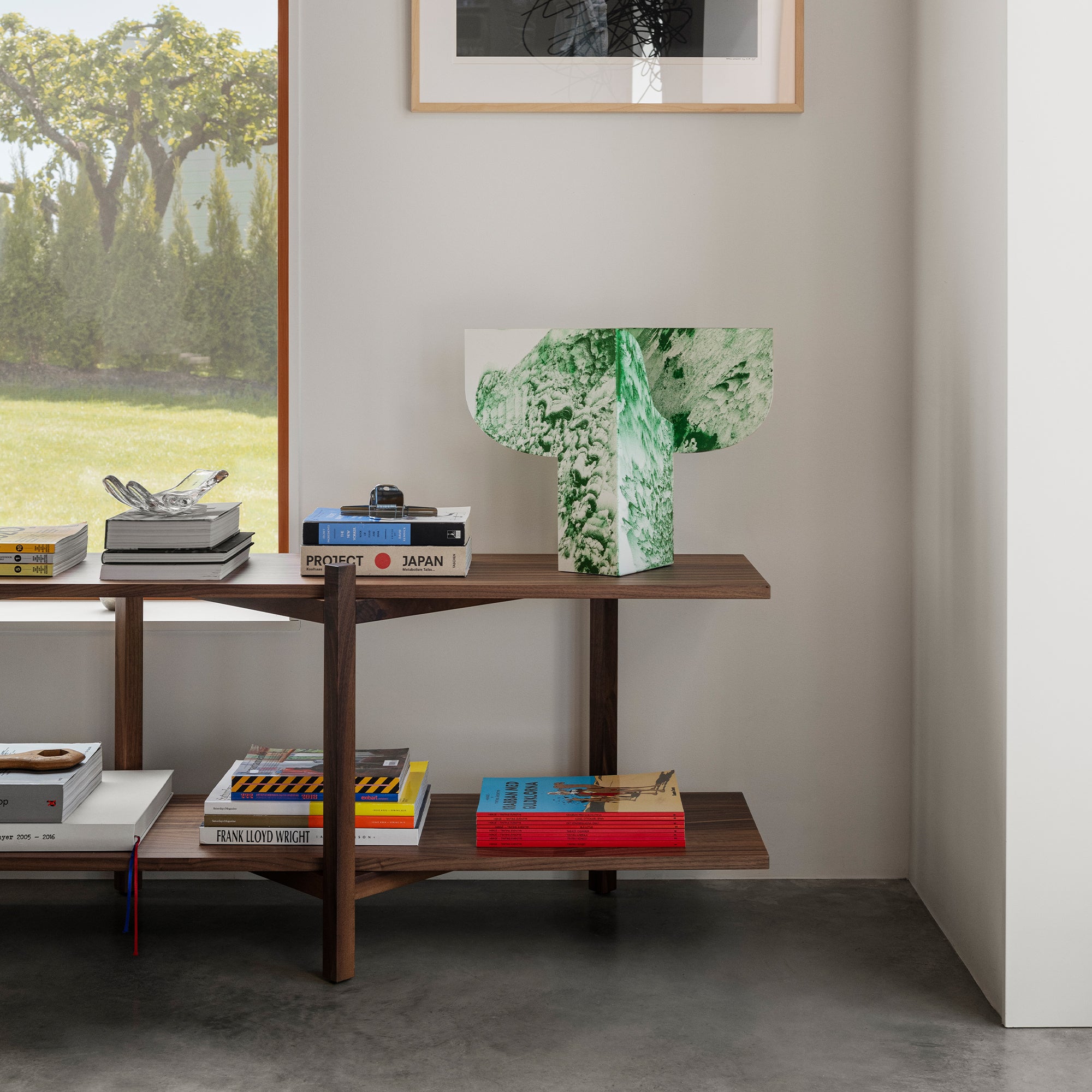 Zig Zag Media Shelf