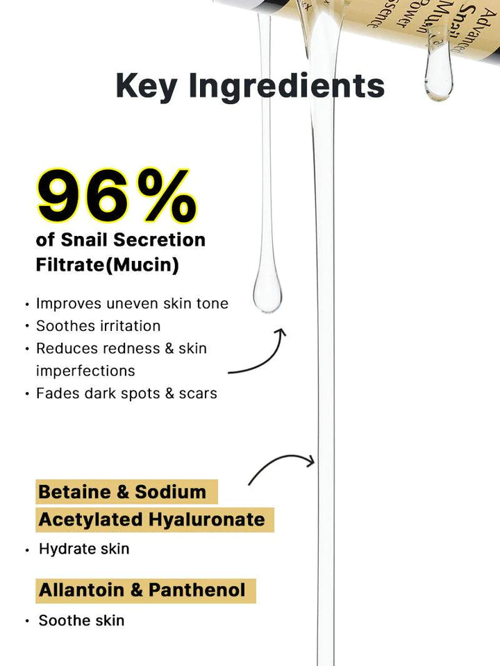 Advanced Snail 96 Mucin Power Essence, 100mL