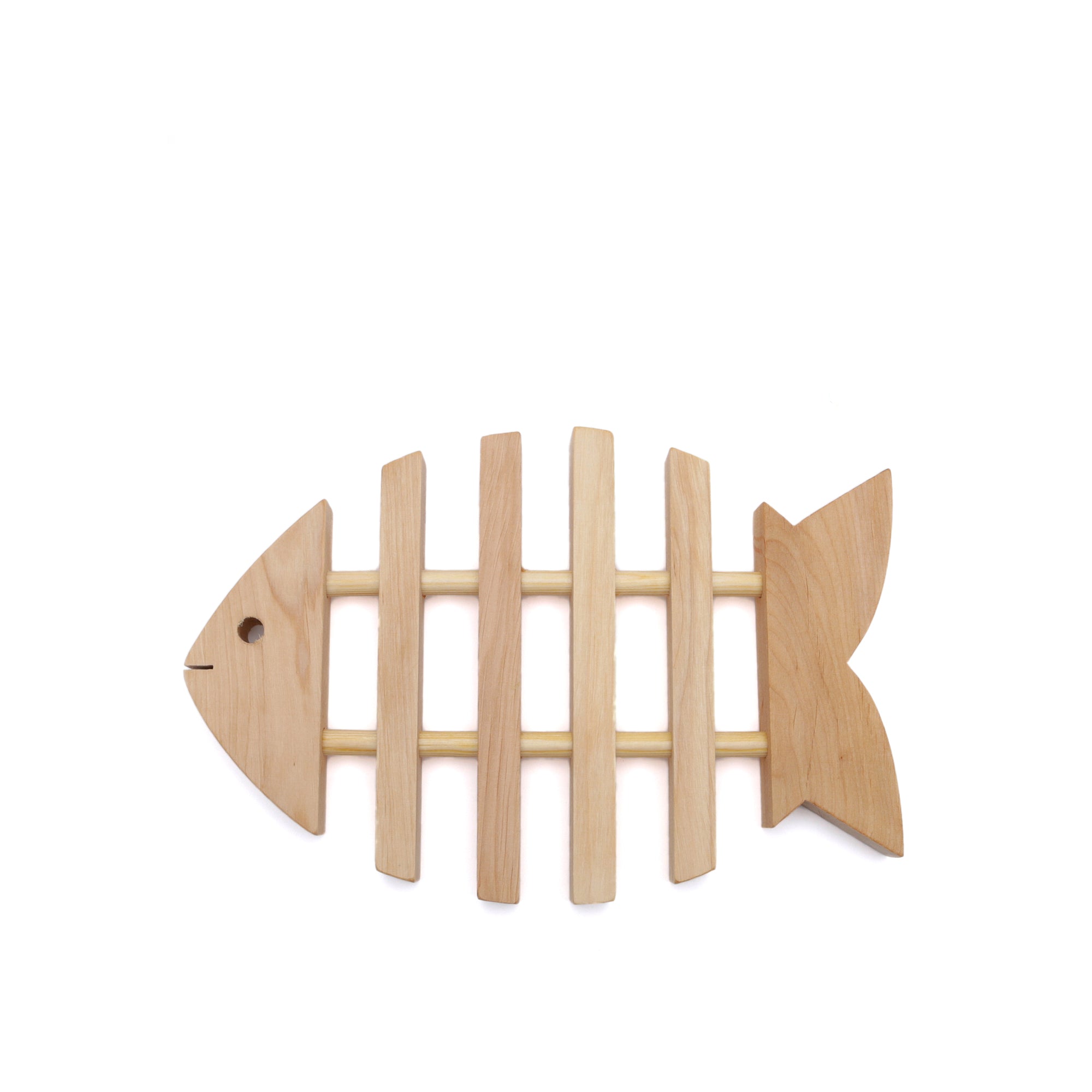 Wooden Fishbone Trivet