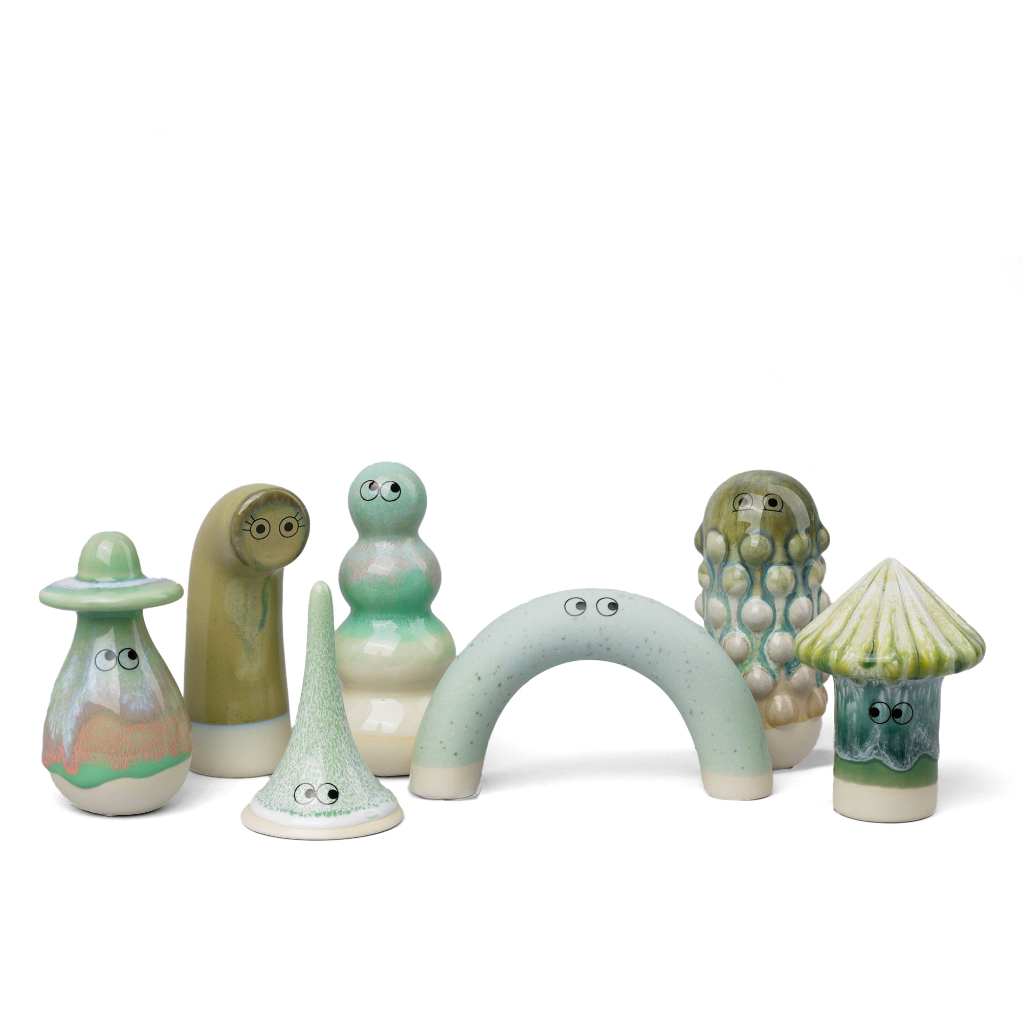 Familia Sculpture, Green Family