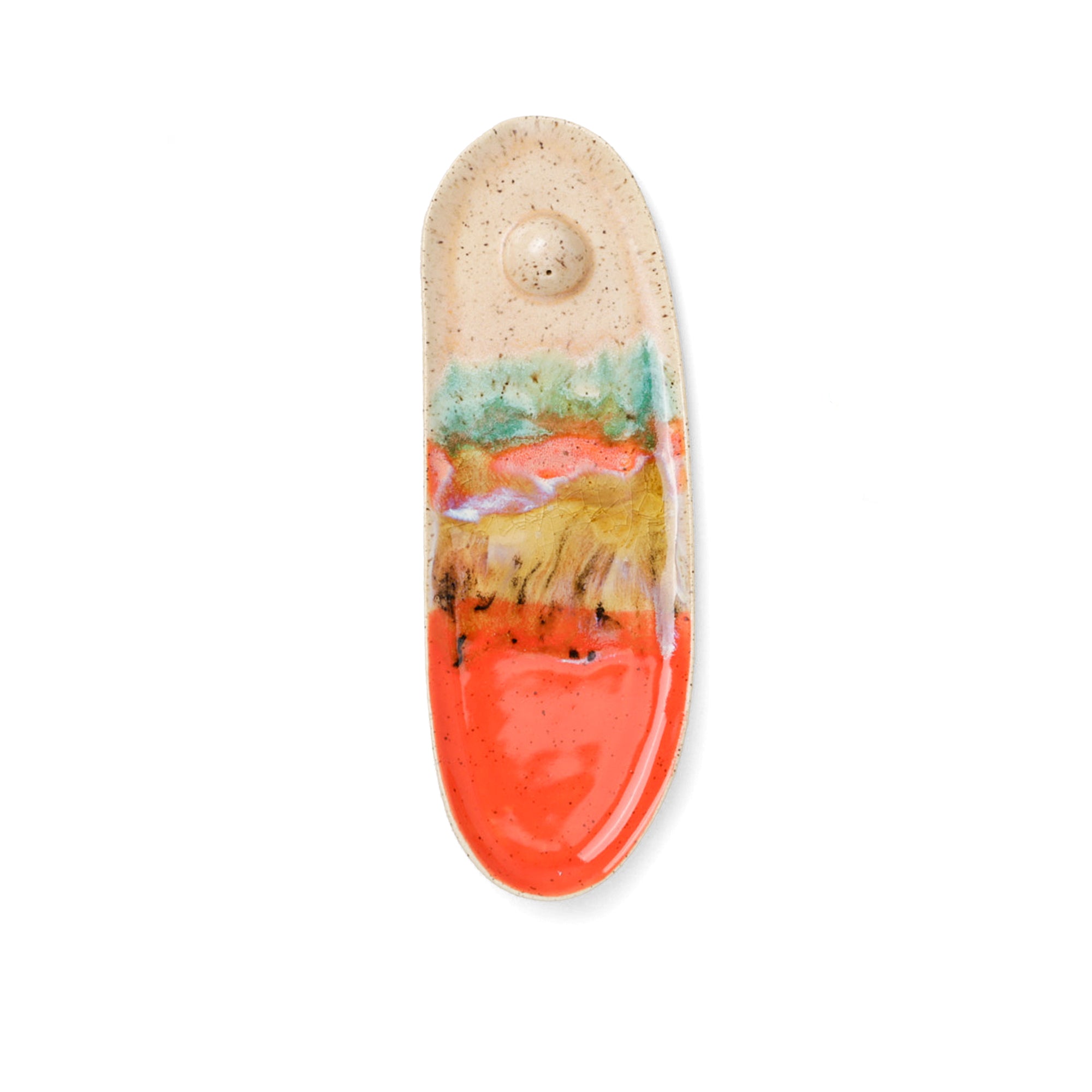Curious Clay Long Incense Dish