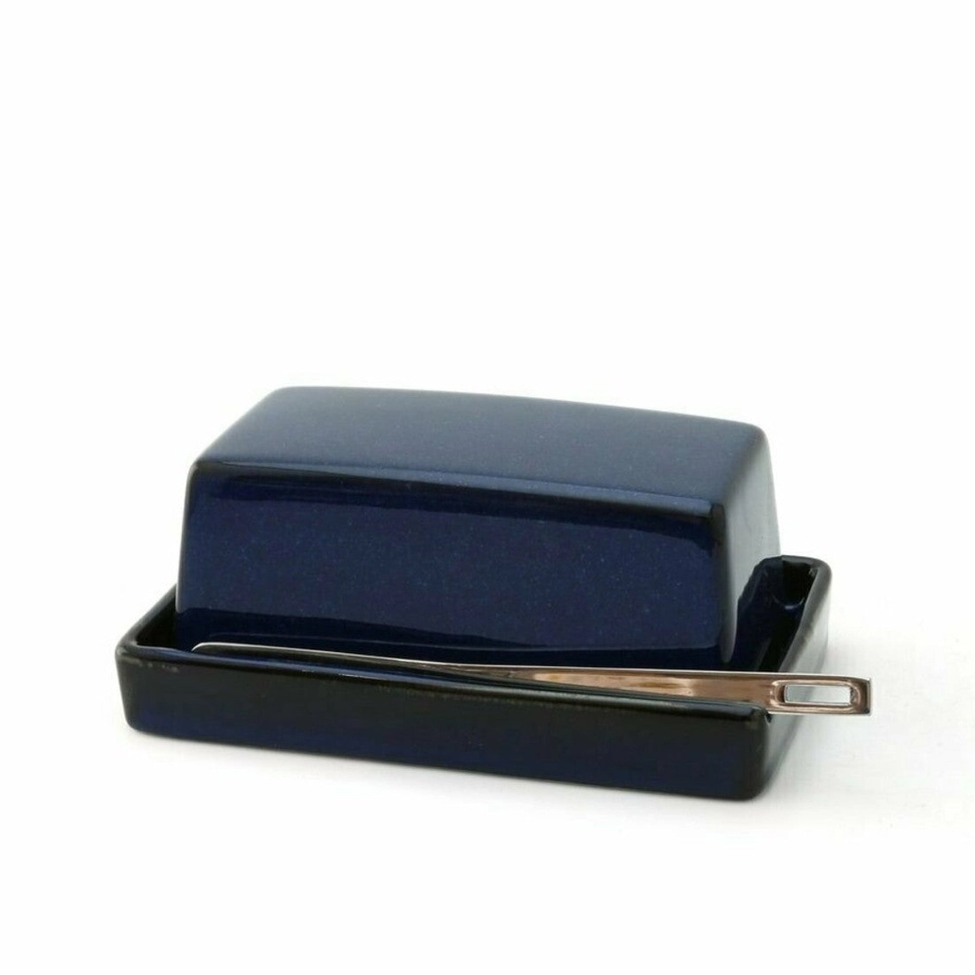 Butter Dish with Knife