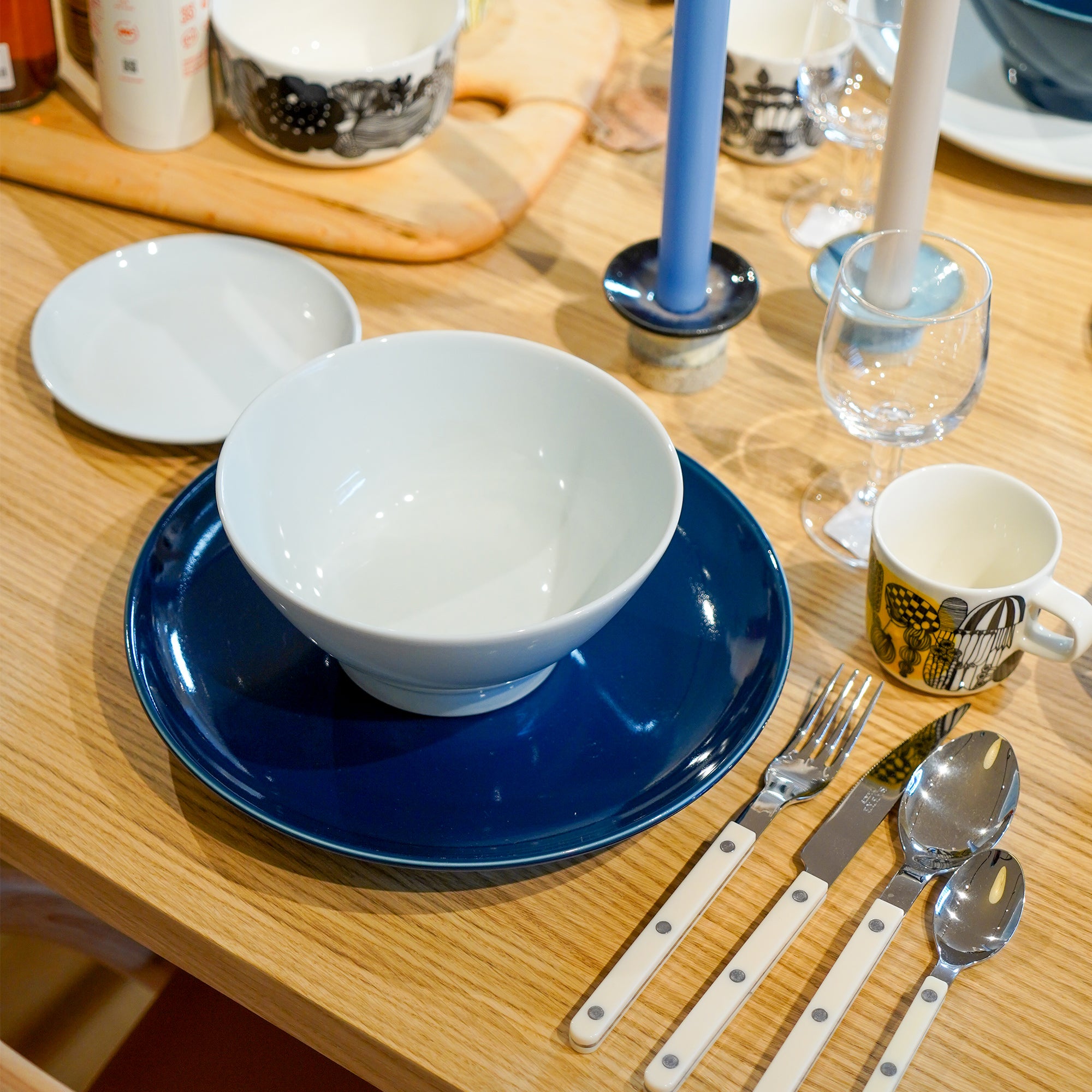 Ceramic Noodle Bowl, White
