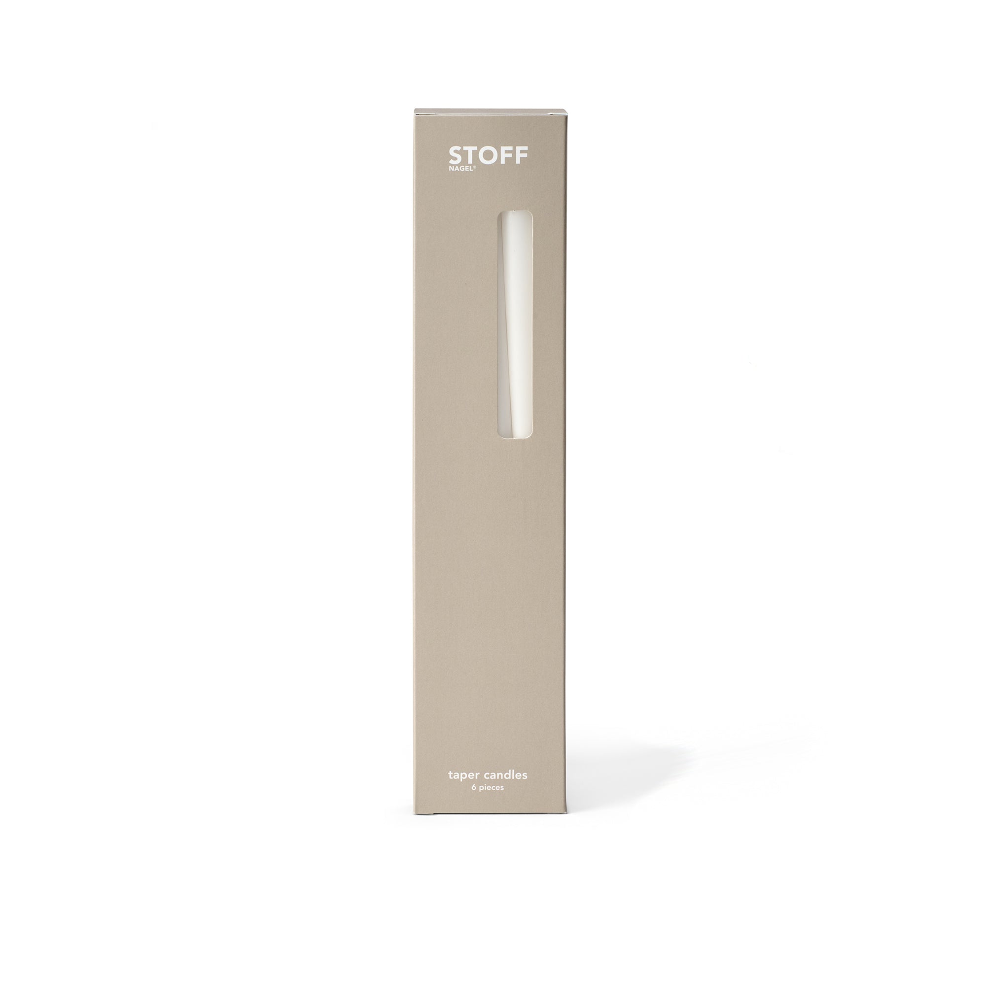STOFF Nagel Taper Candle by Ester & Erik, Set of 6