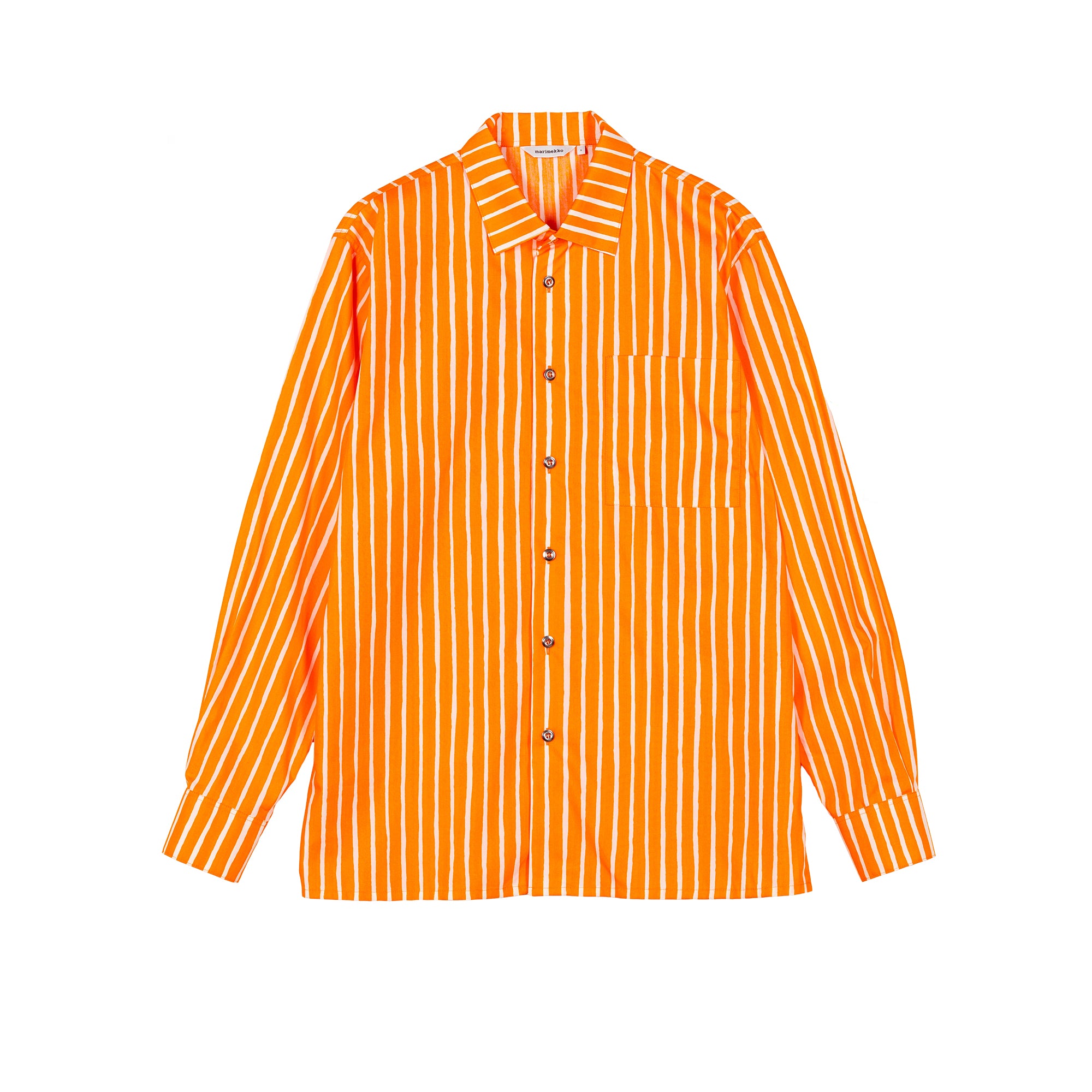 Jokapoika Shirt - Orange + White