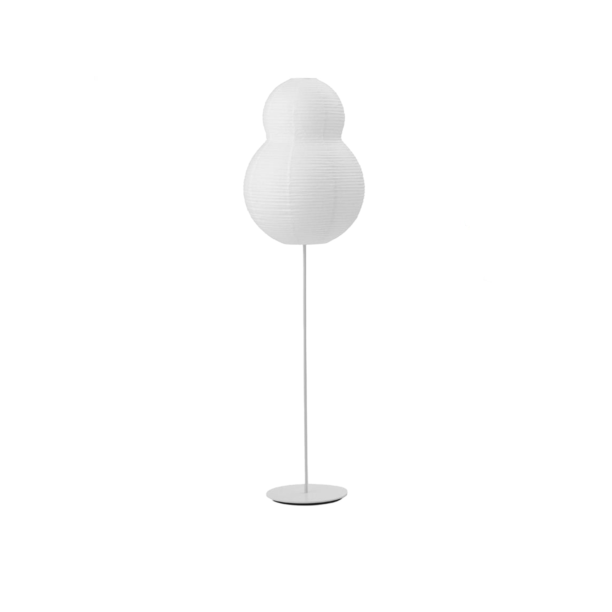 White Puff Floor Lamp, Bubble