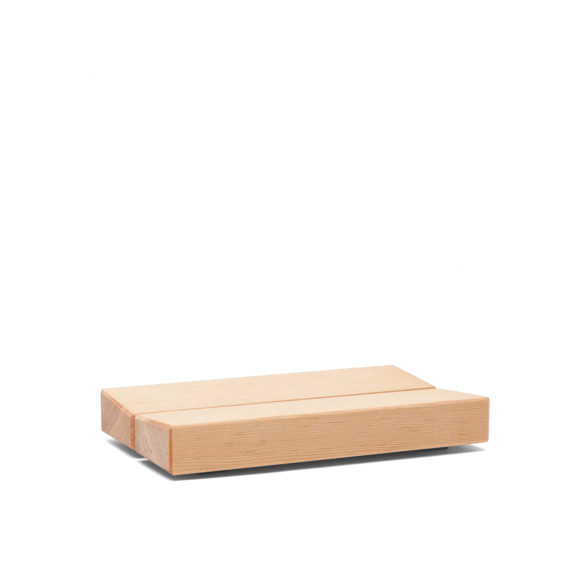 Hinoki Wood Rectangular Soap Dish