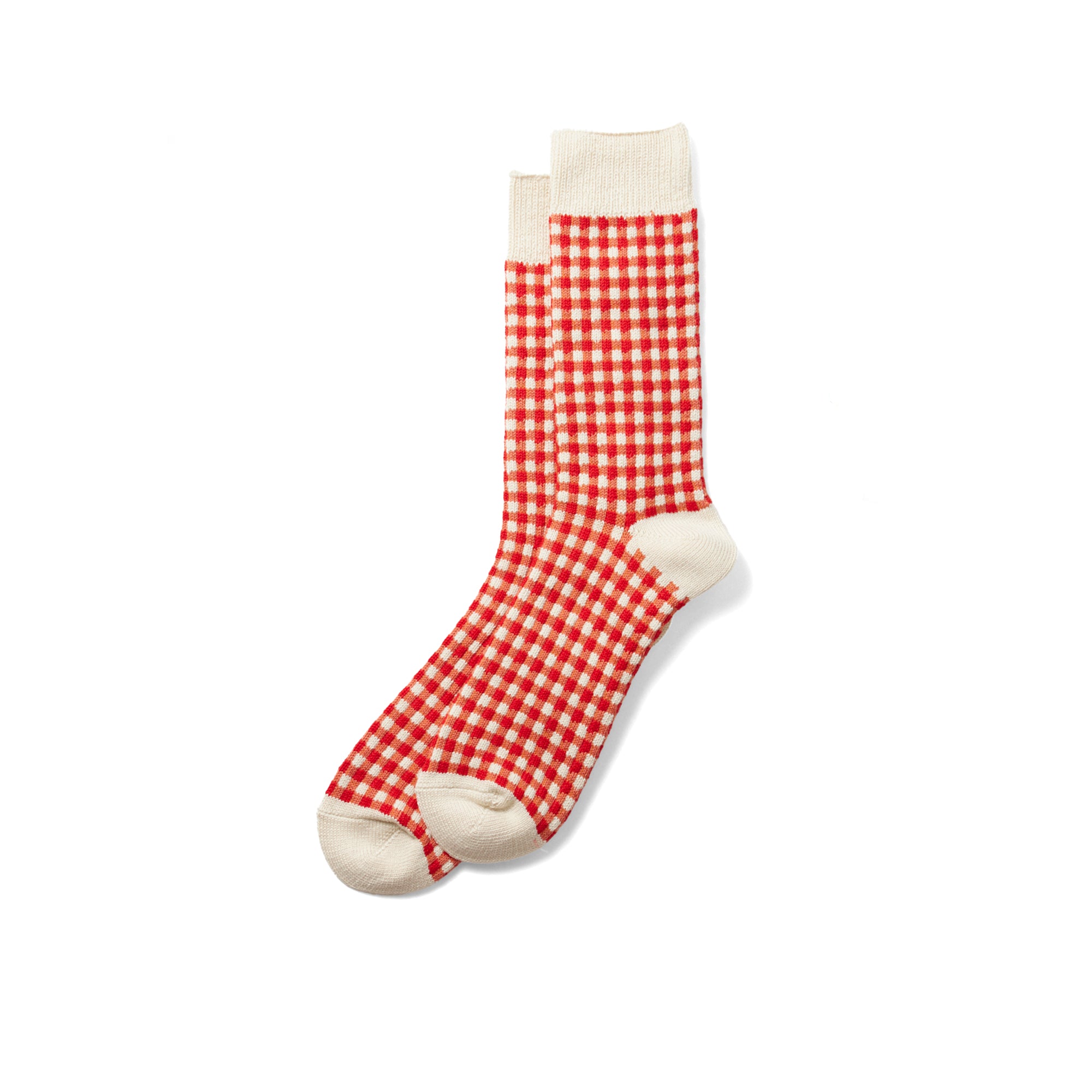 Gingham Check Socks