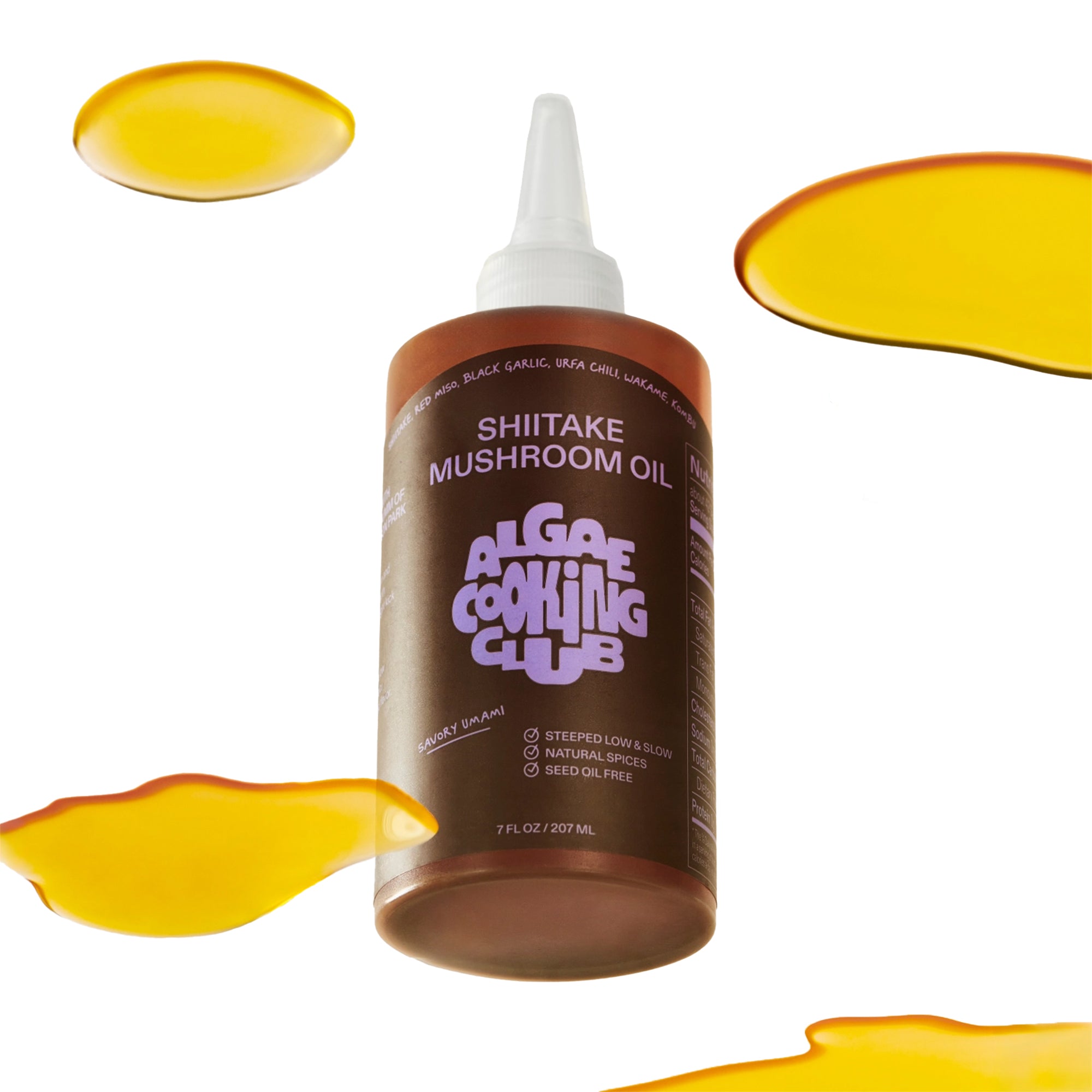 Shiitake Mushroom Oil - Cooking, Drizzling, Dressing, Dips