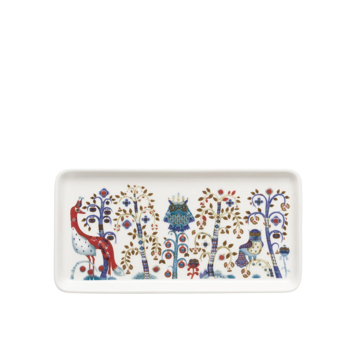 Taika Rectangle Plate, 9.5", White