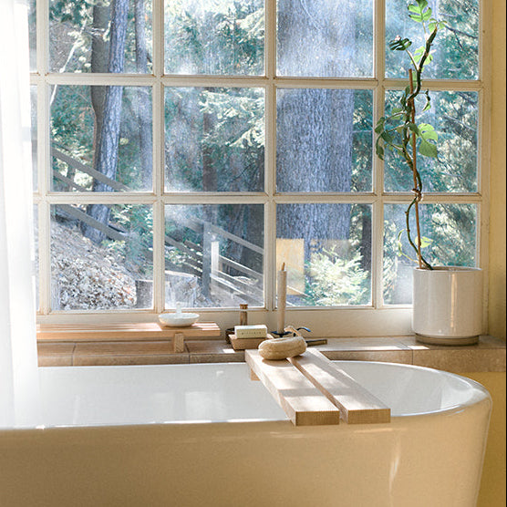 Hinoki Wood Bath Bench