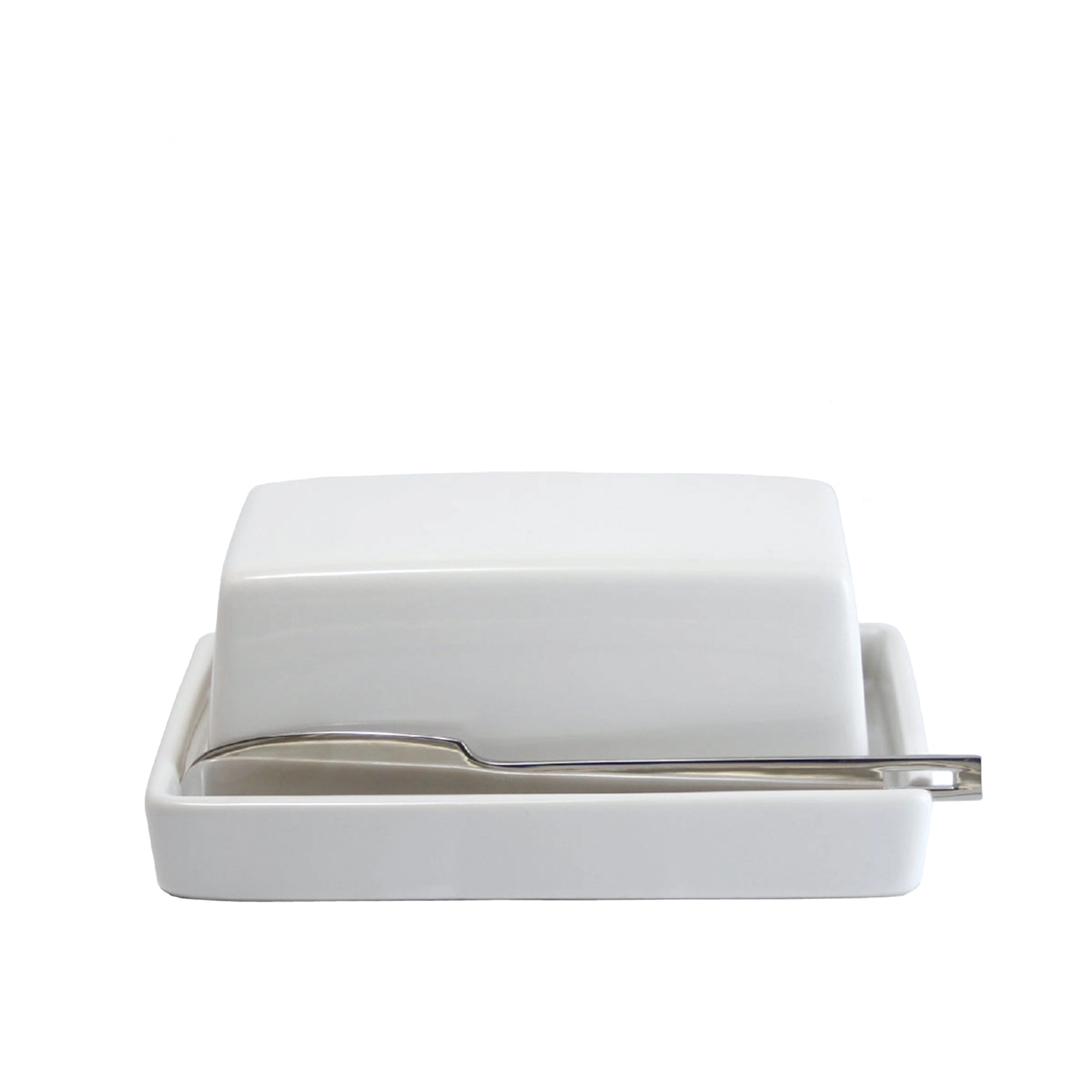 Butter Dish with Knife