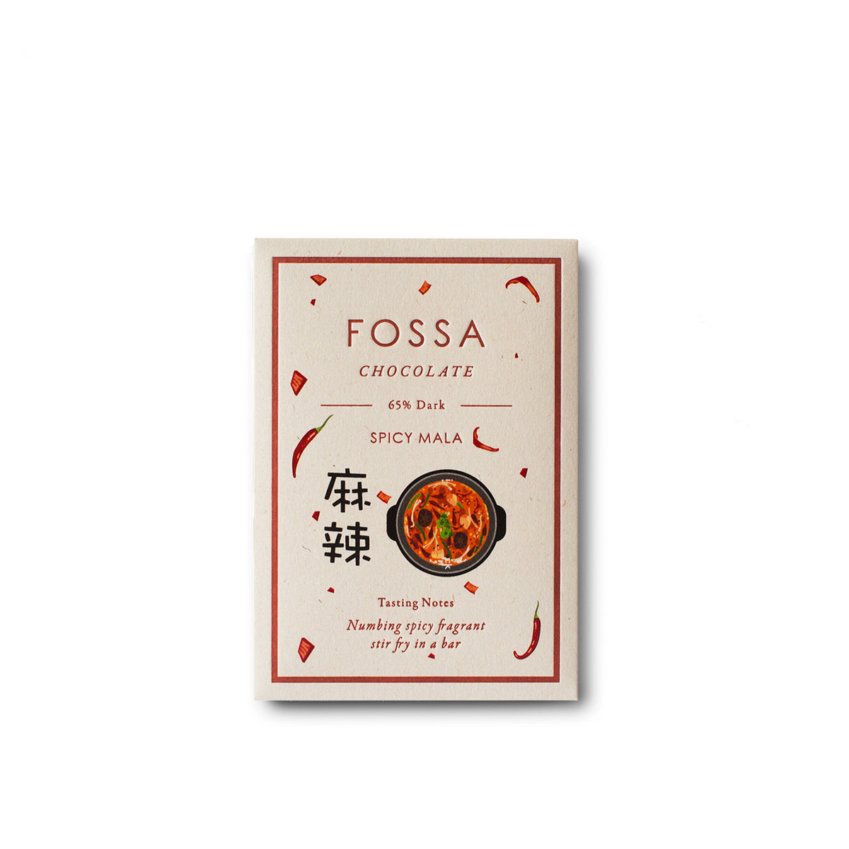 Spicy Mala 65% Dark Chocolate, 50g.