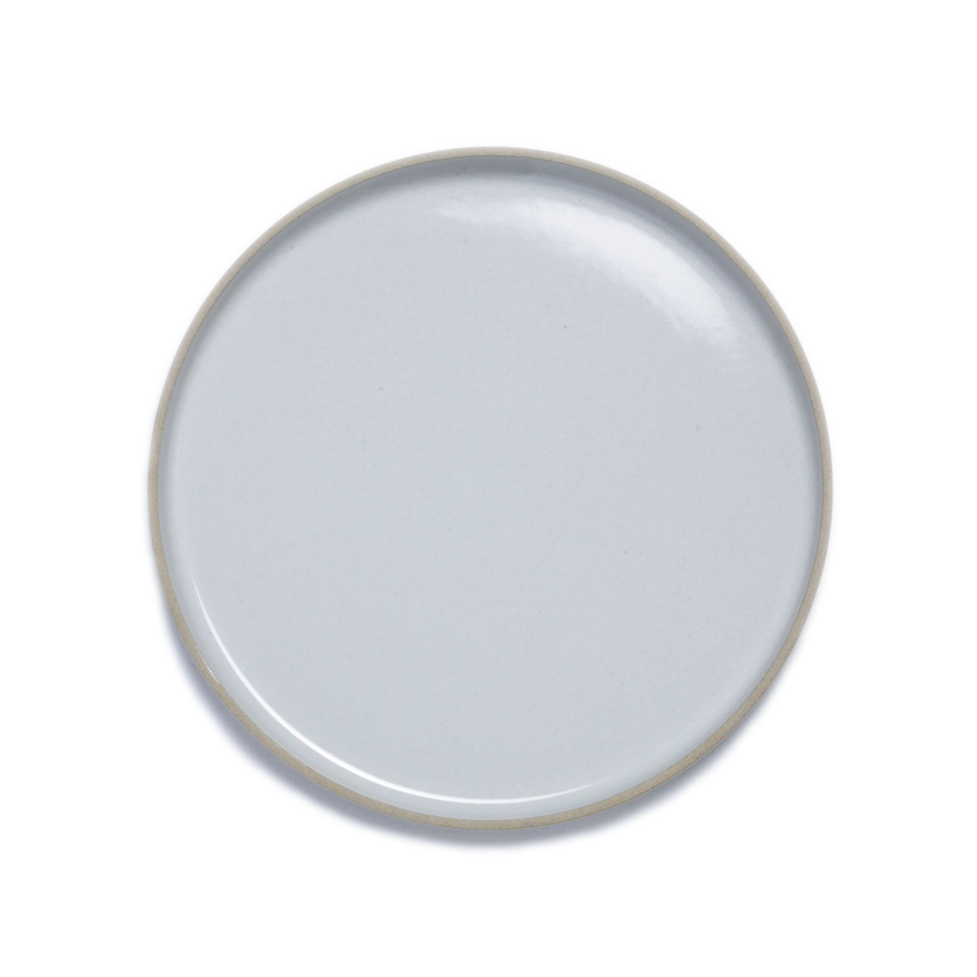 Gloss Gray Porcelain Ceramic Dinner Plate