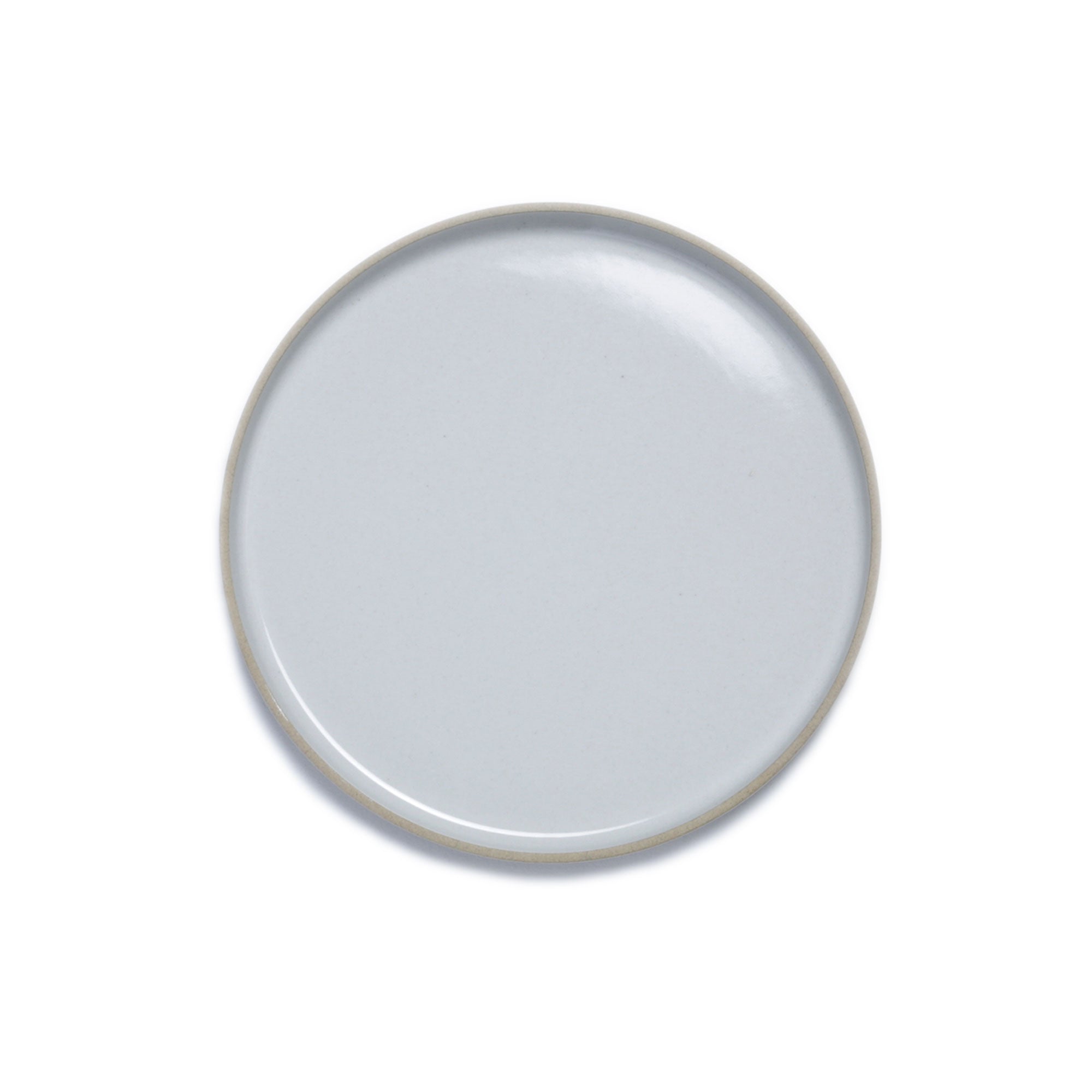 Gloss Gray Porcelain Ceramic Dinner Plate