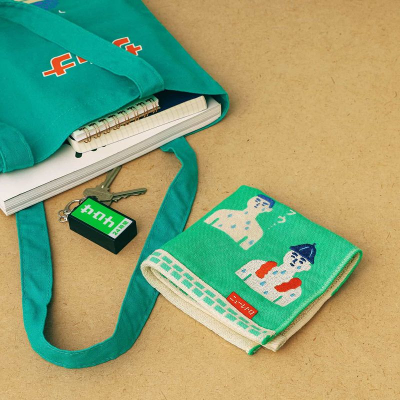 Japanese Retro Hot Spring Hand Towel