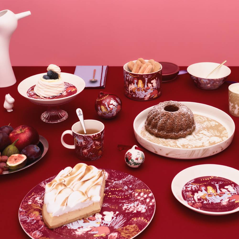 Moomin Festive Moment Serving Plate, 11.8 in