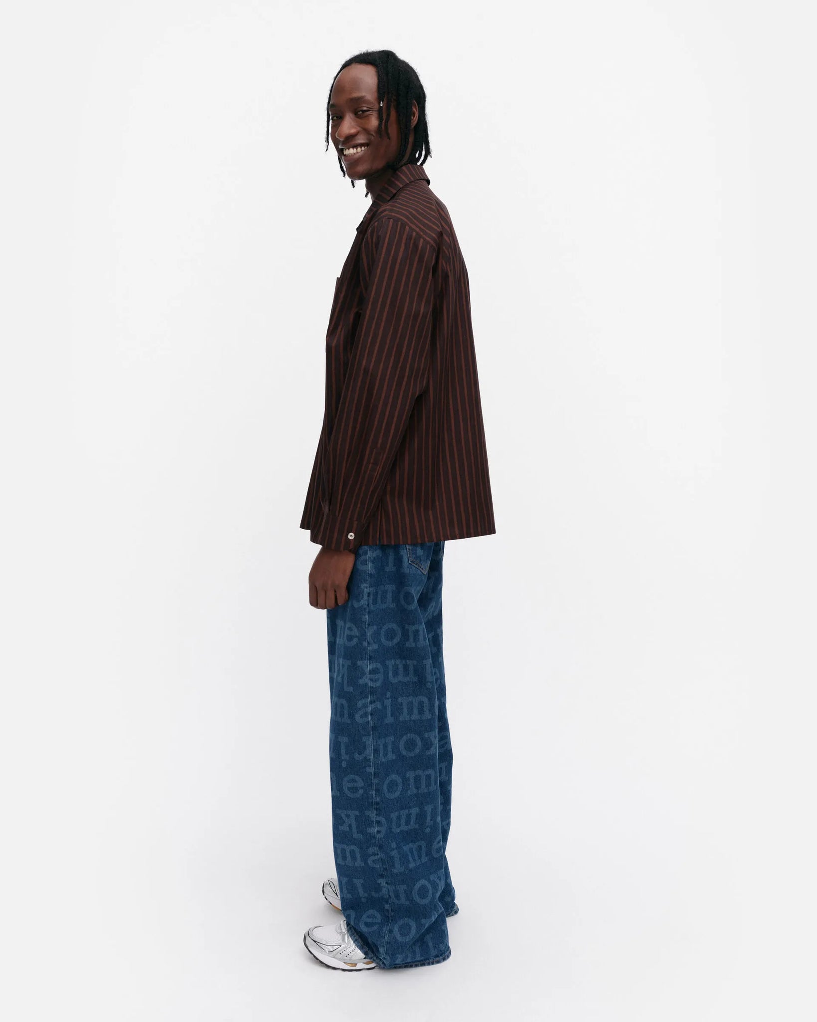 Jokapoika Shirt- Black + Brown