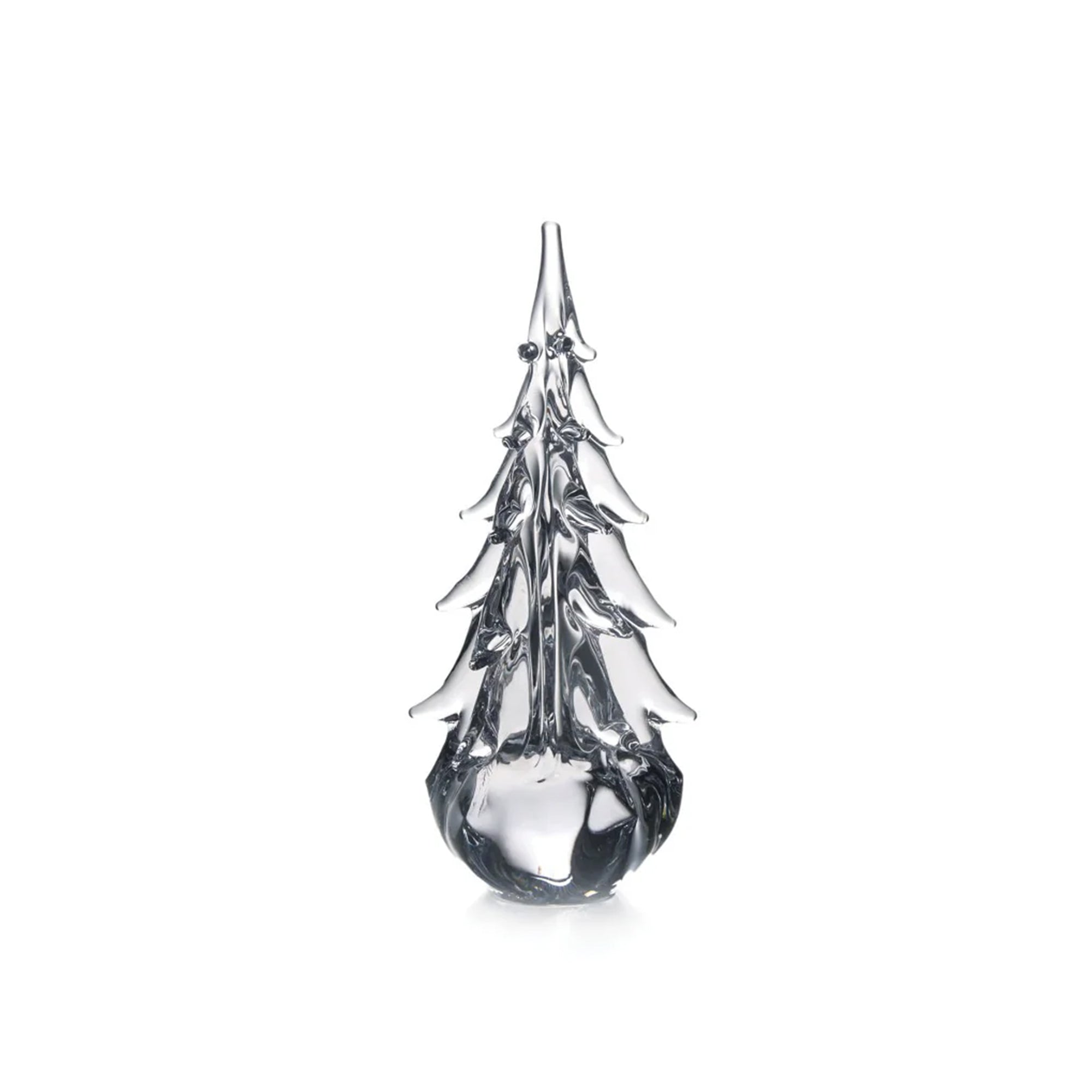 Five Sided Evergreen Glass Tree