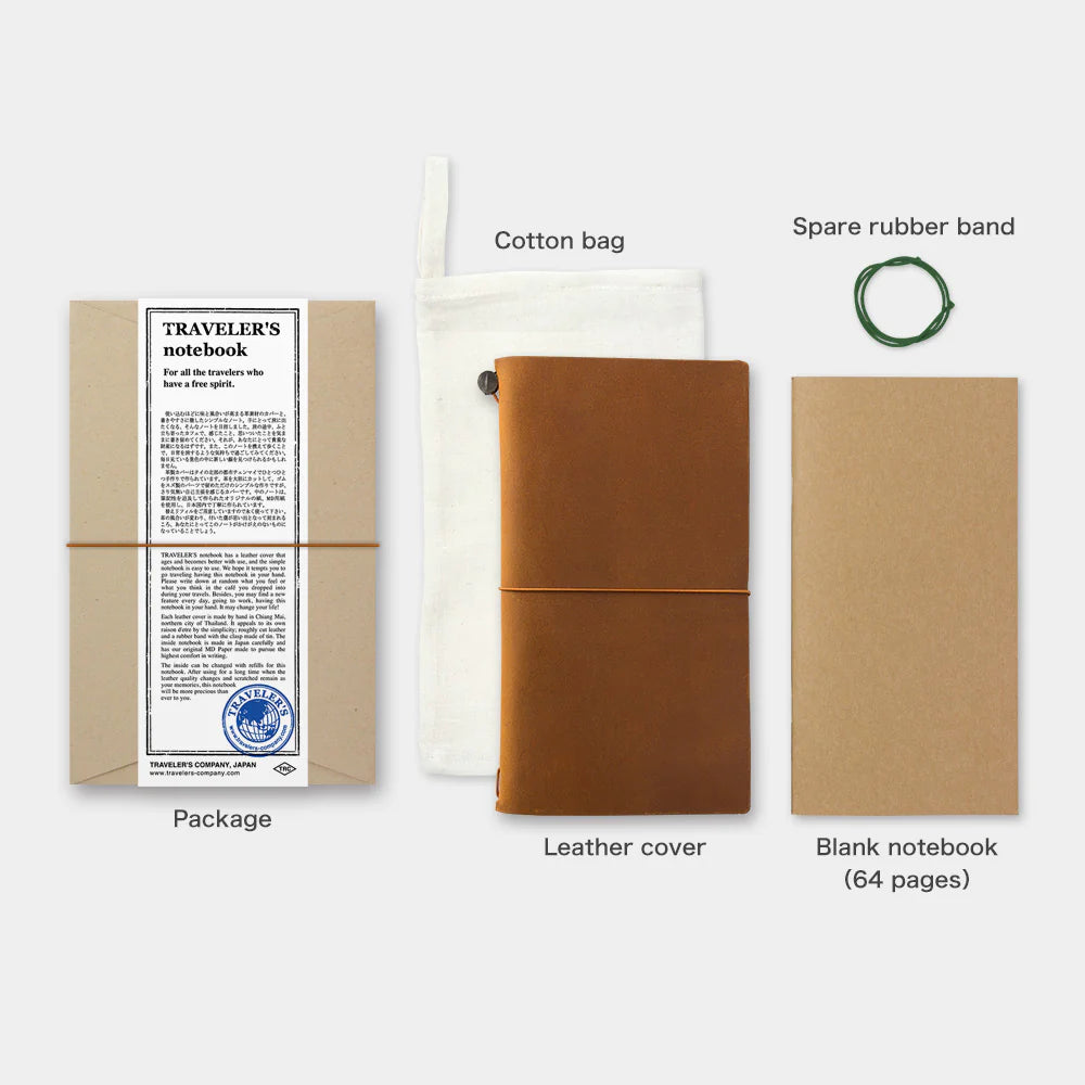 Traveler's Leather Notebook, Regular Size