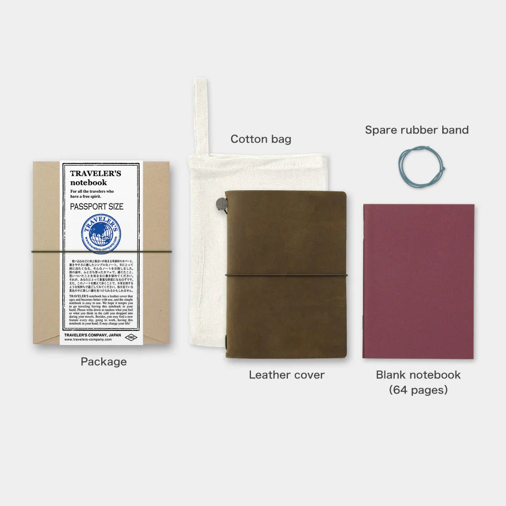 Traveler's Leather Notebook, Passport Size