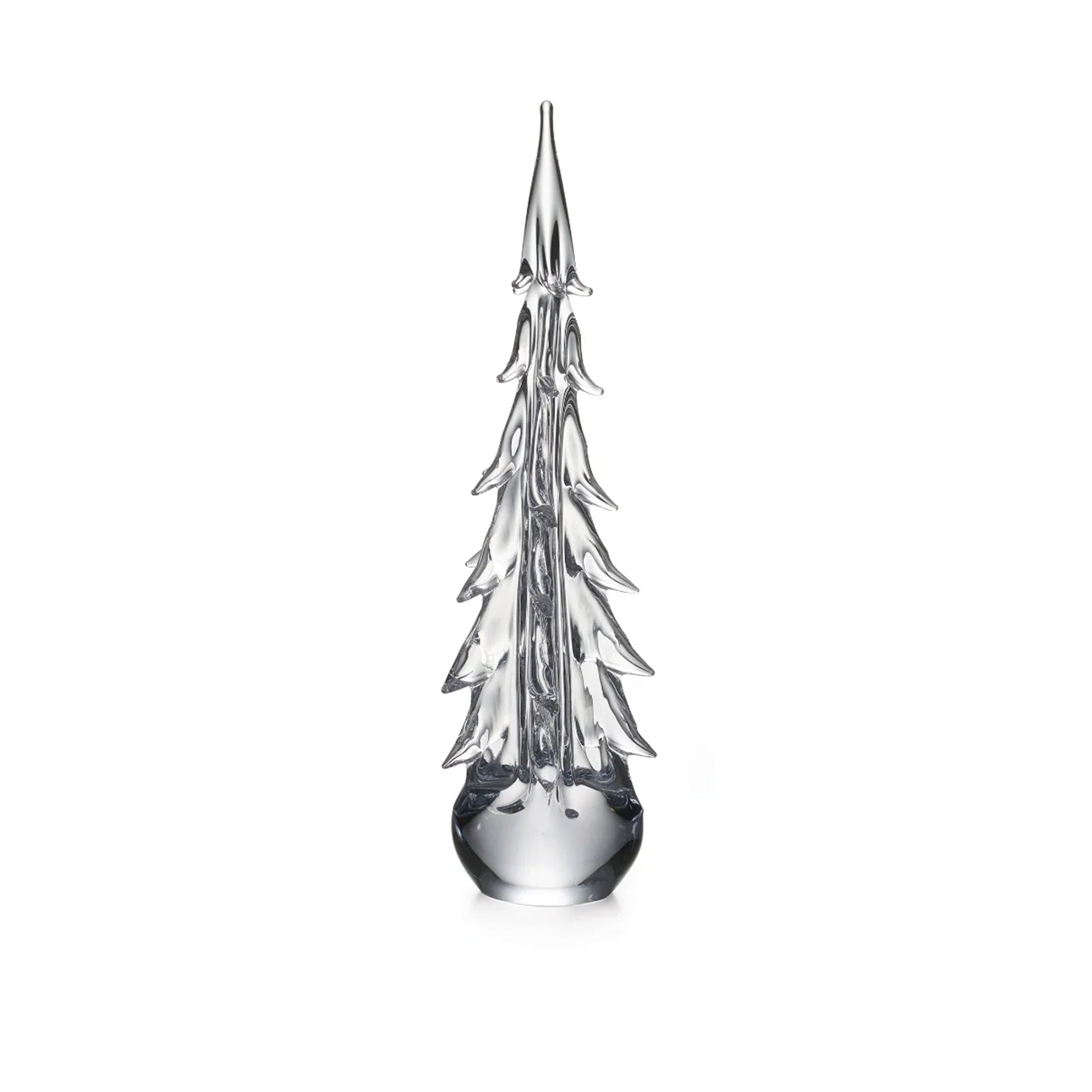 Five Sided Evergreen Glass Tree