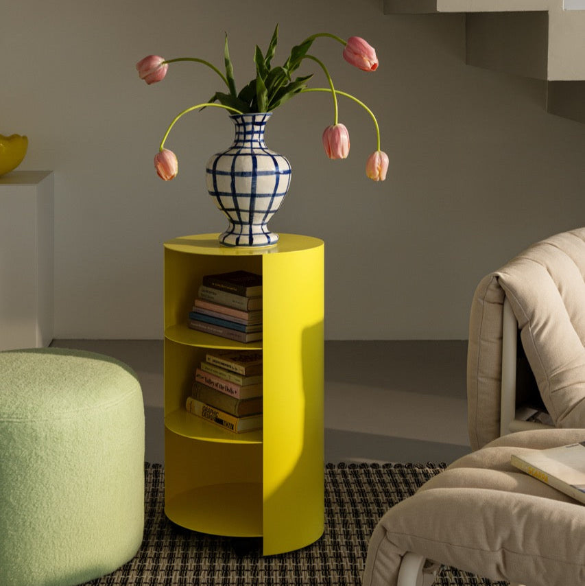 Hide Pedestal Table