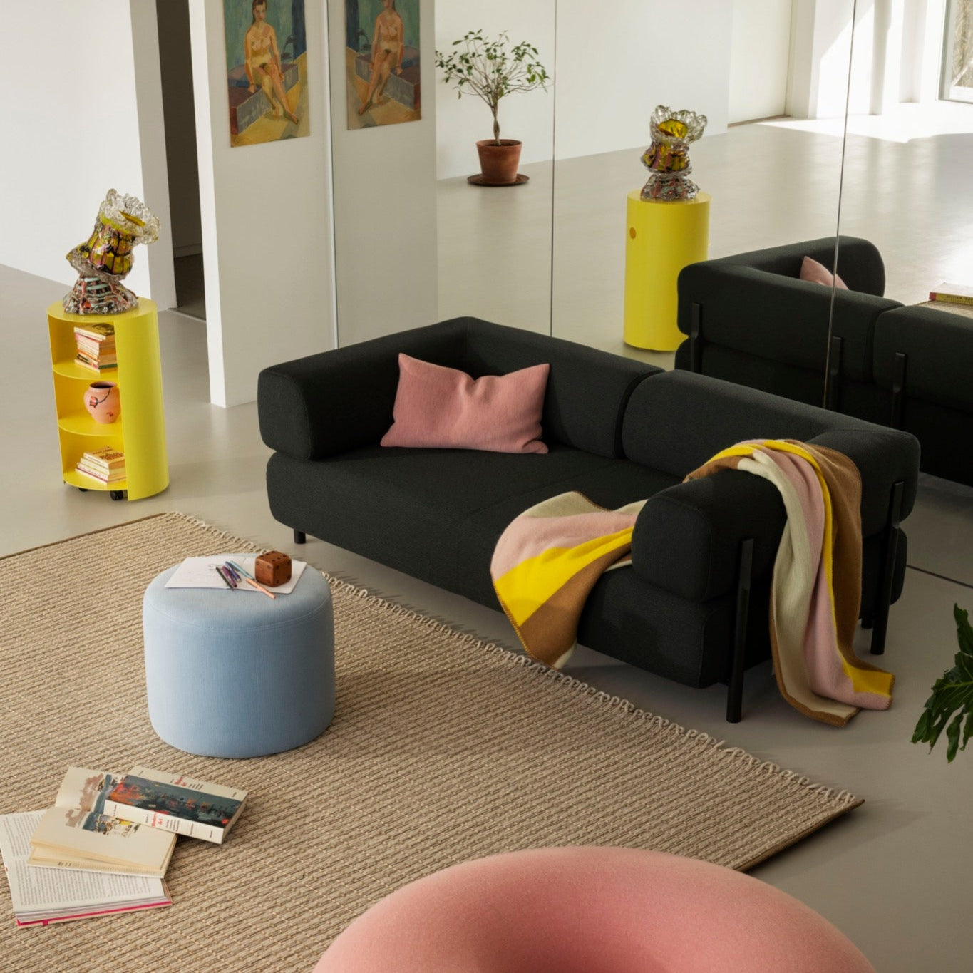 Palo Sofa, Two-Seater with Armrests