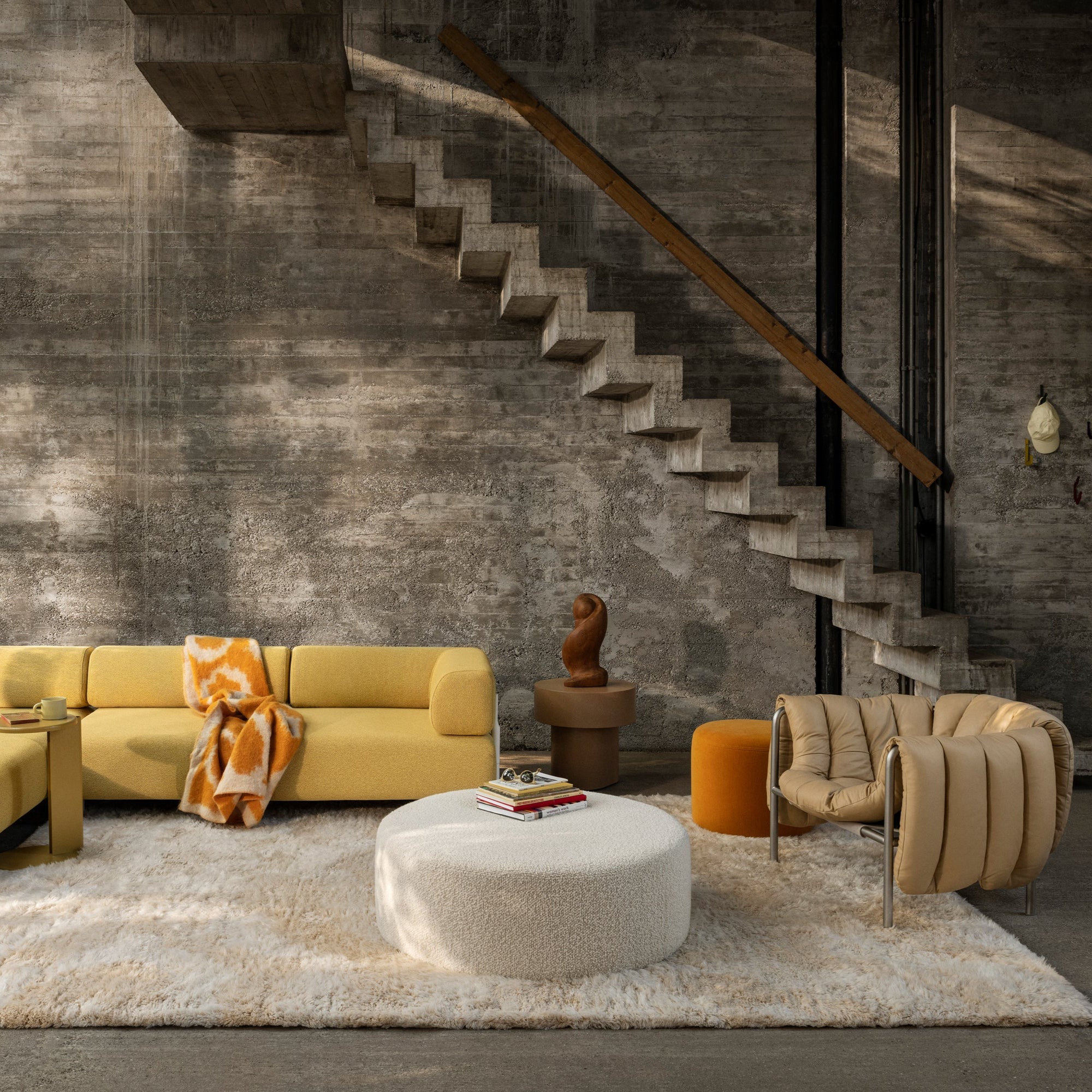 Bon Pouf, Round, Large