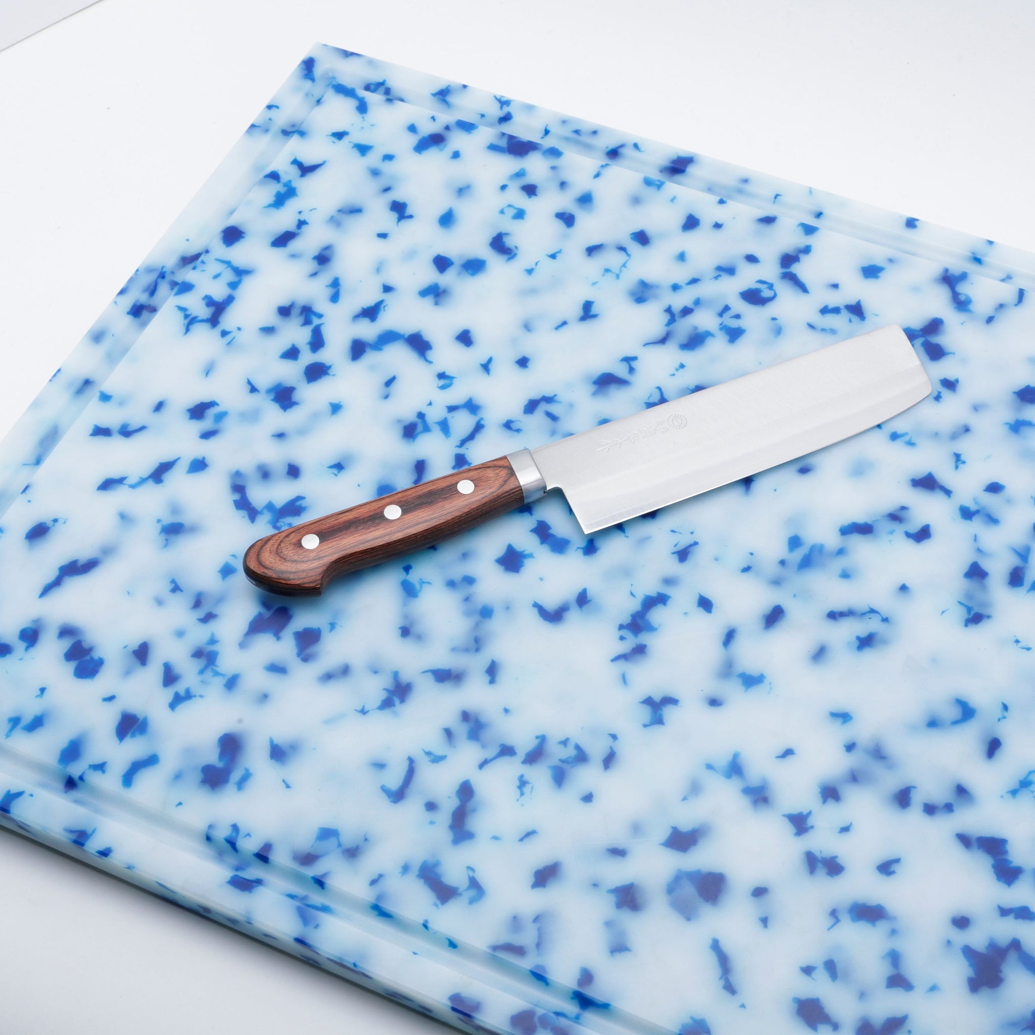 Blue + White Cutting Board, XL