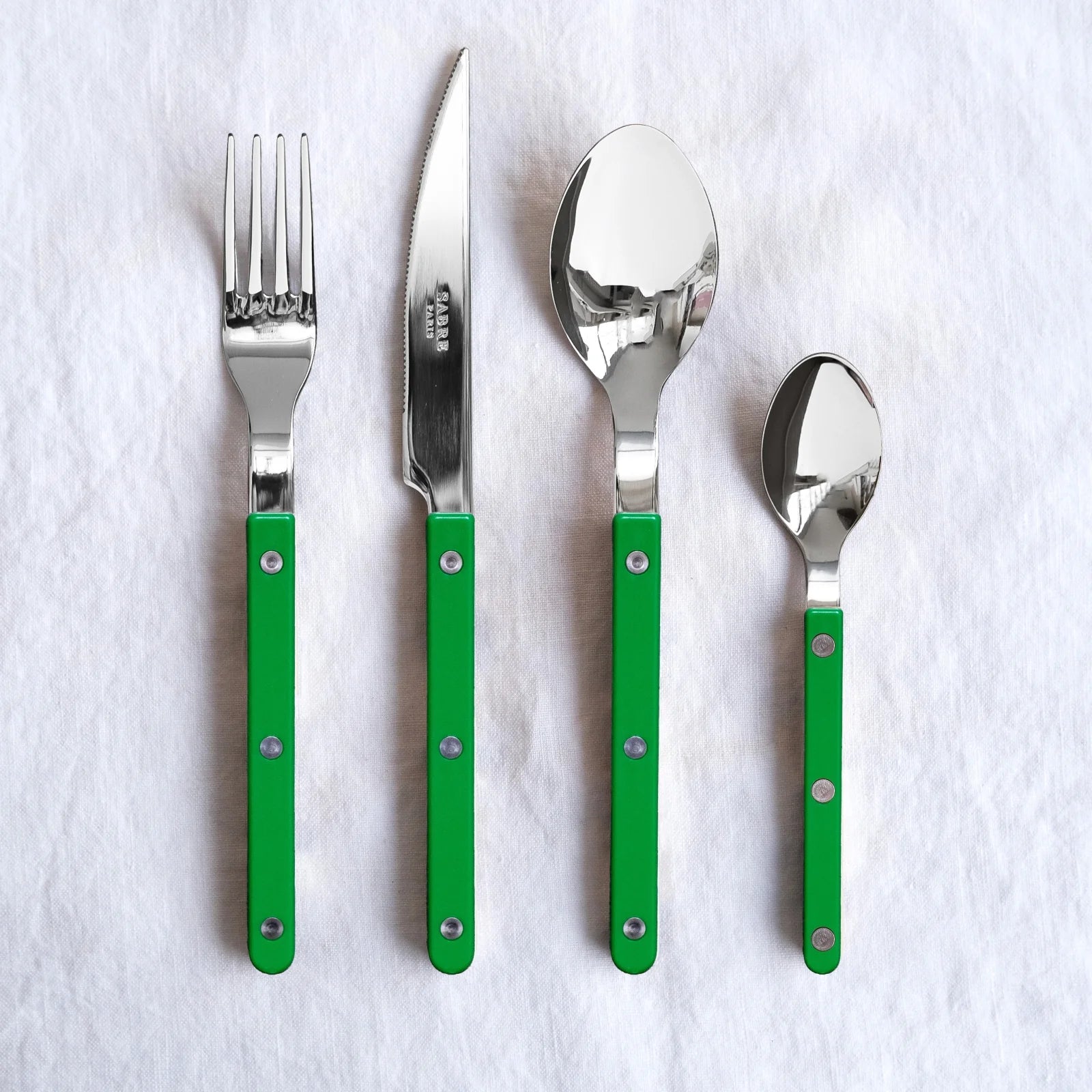 Bistrot Flatware, Garden Green, 4pc