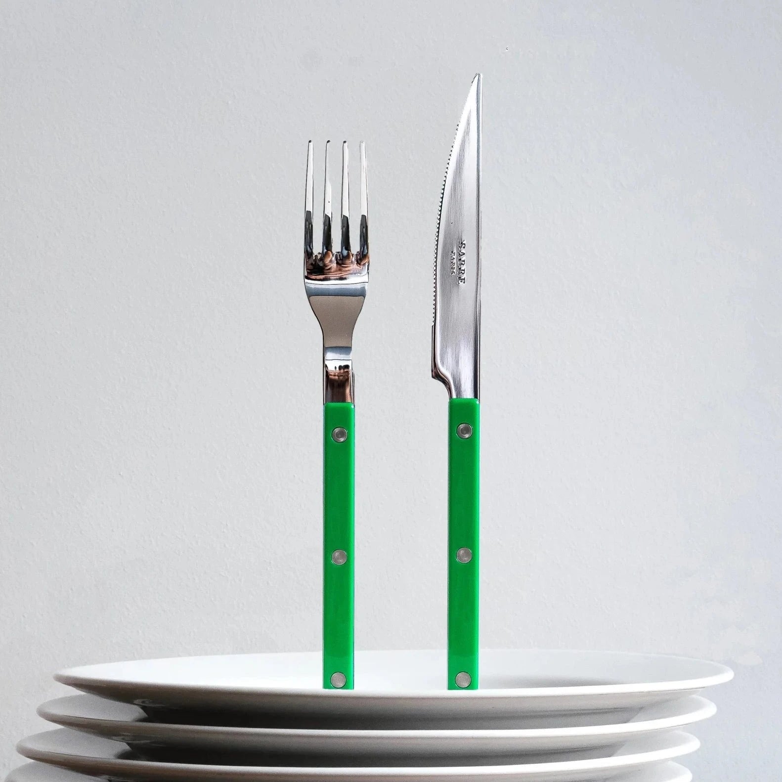 Bistrot Flatware, Garden Green, 4pc