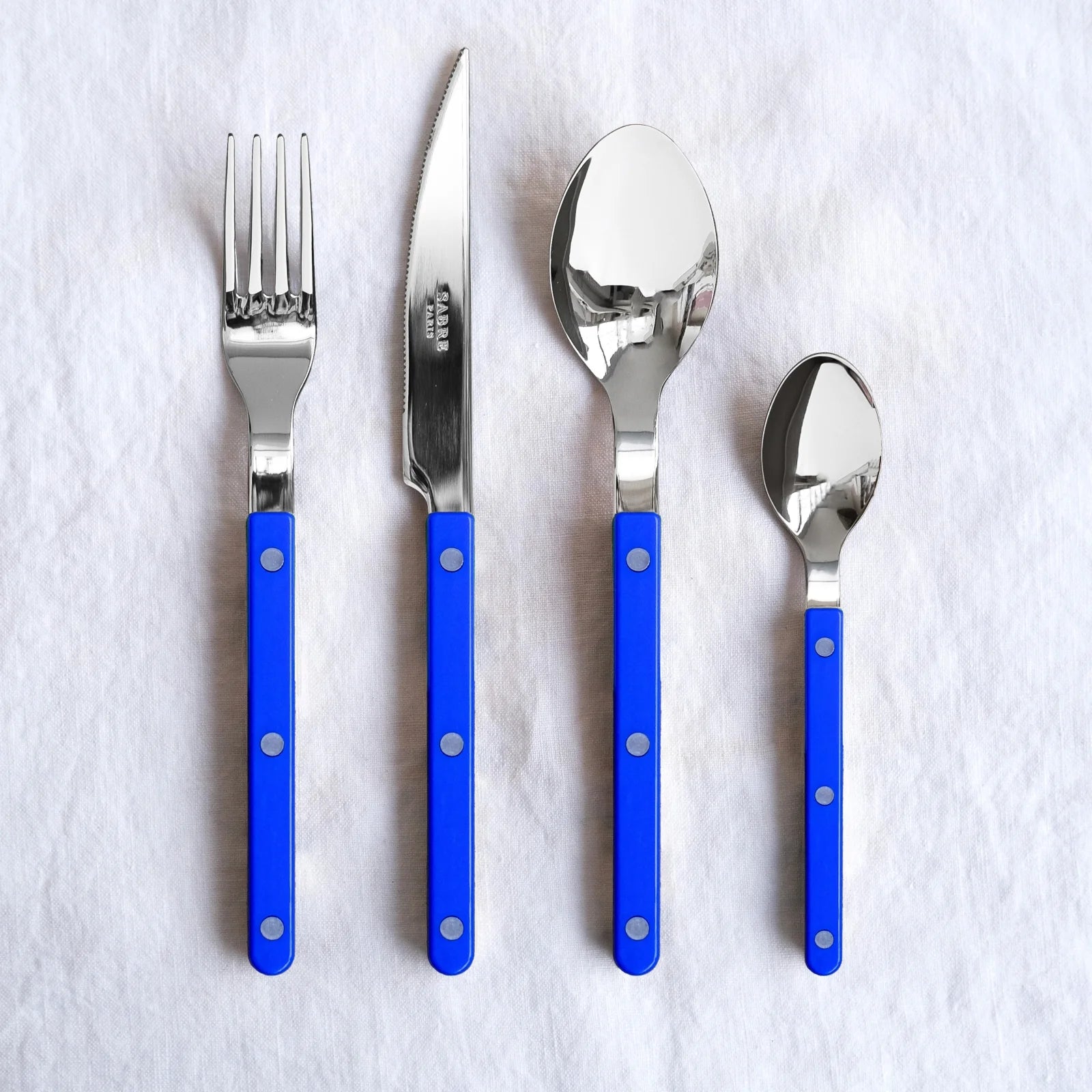 Bistrot Flatware, Lapis Blue, 4pc