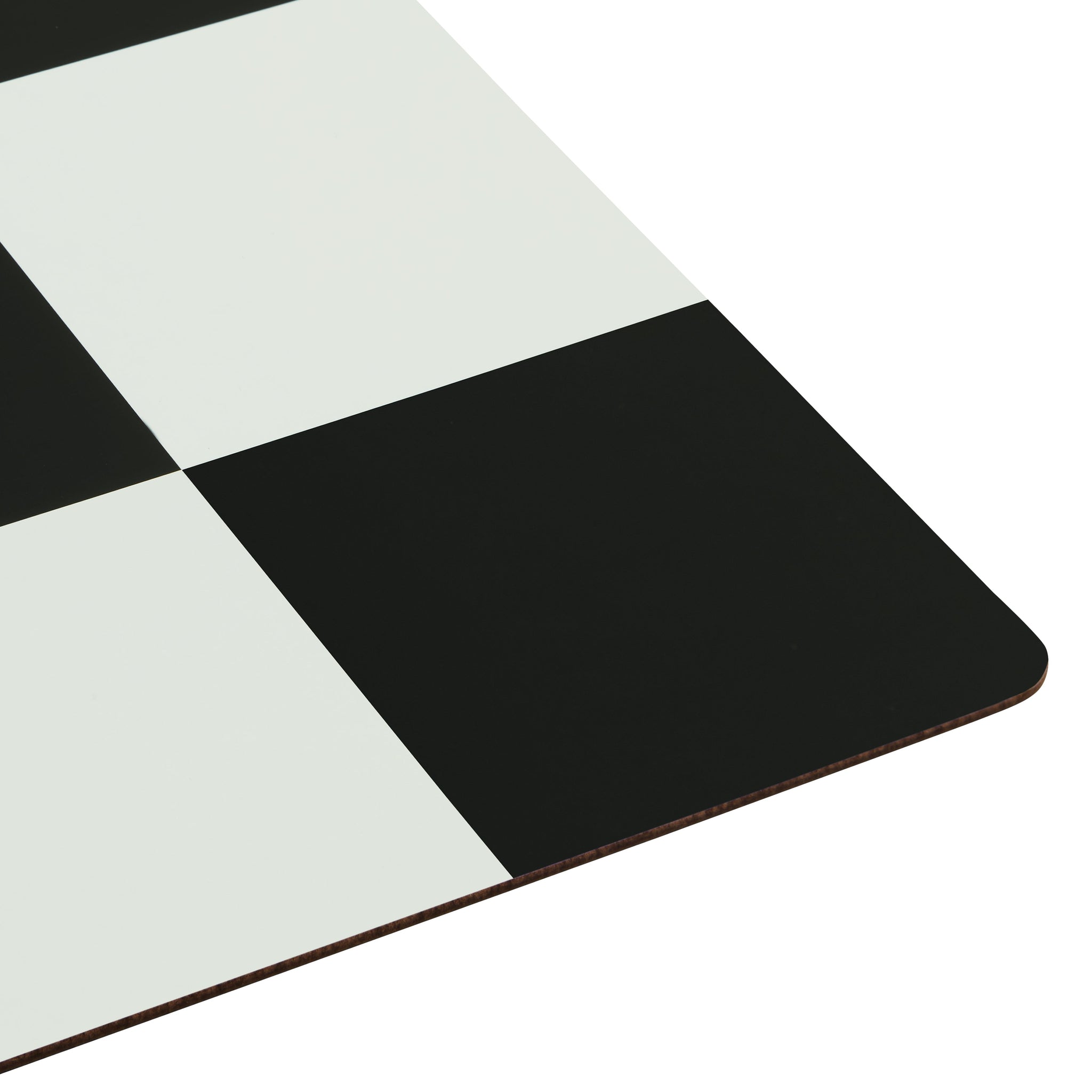 Check Placemat, Cream + Black, Set of 2