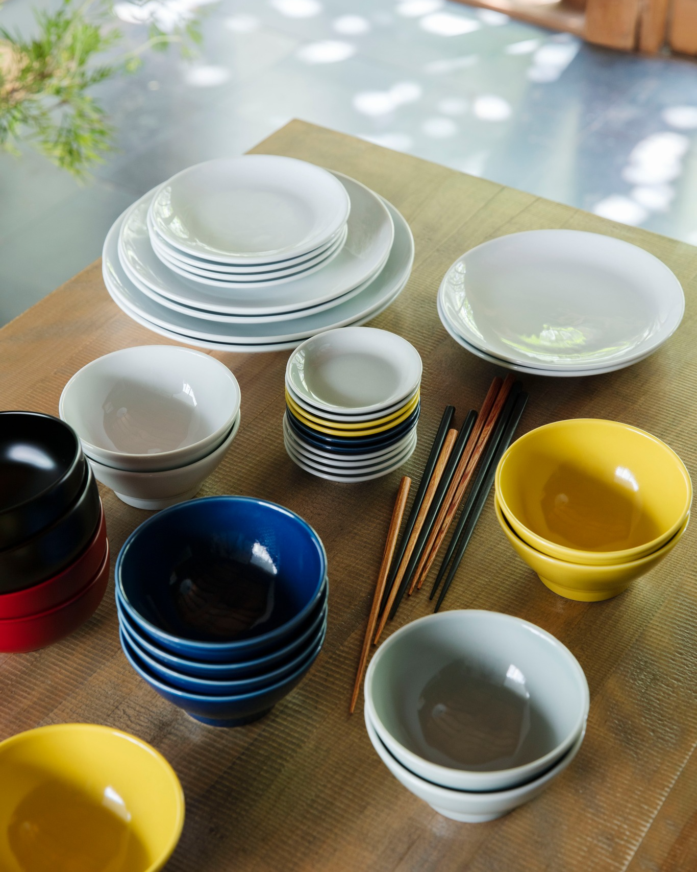 Ceramic Noodle Bowl, White