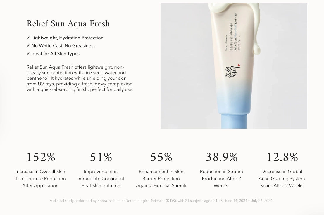 Relief Sun Aqua Fresh: Rice B5 Sunscreen