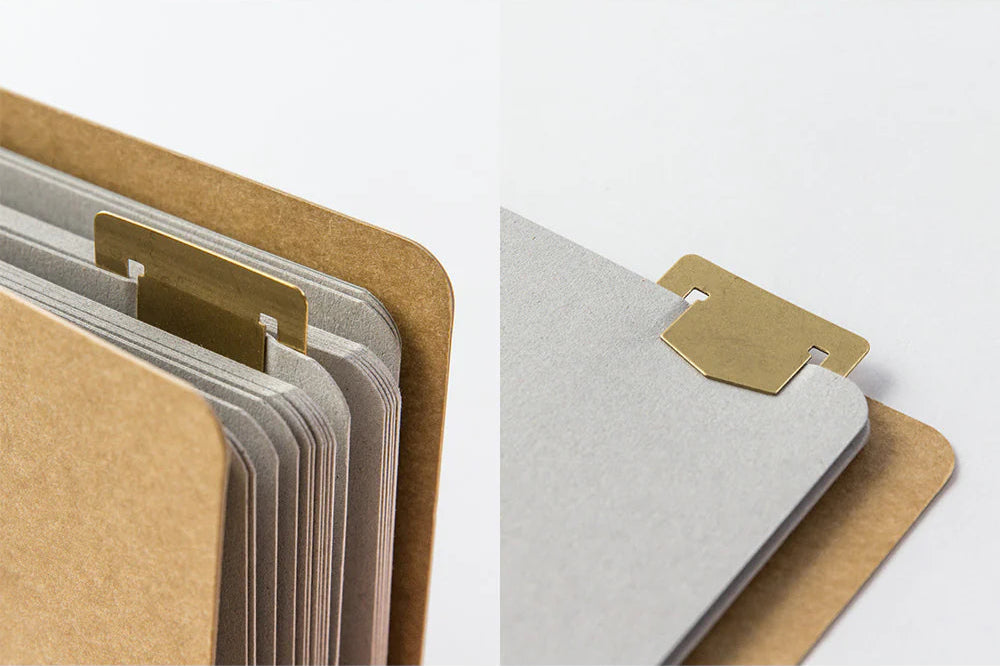 Brass Template Bookmark Alphabet