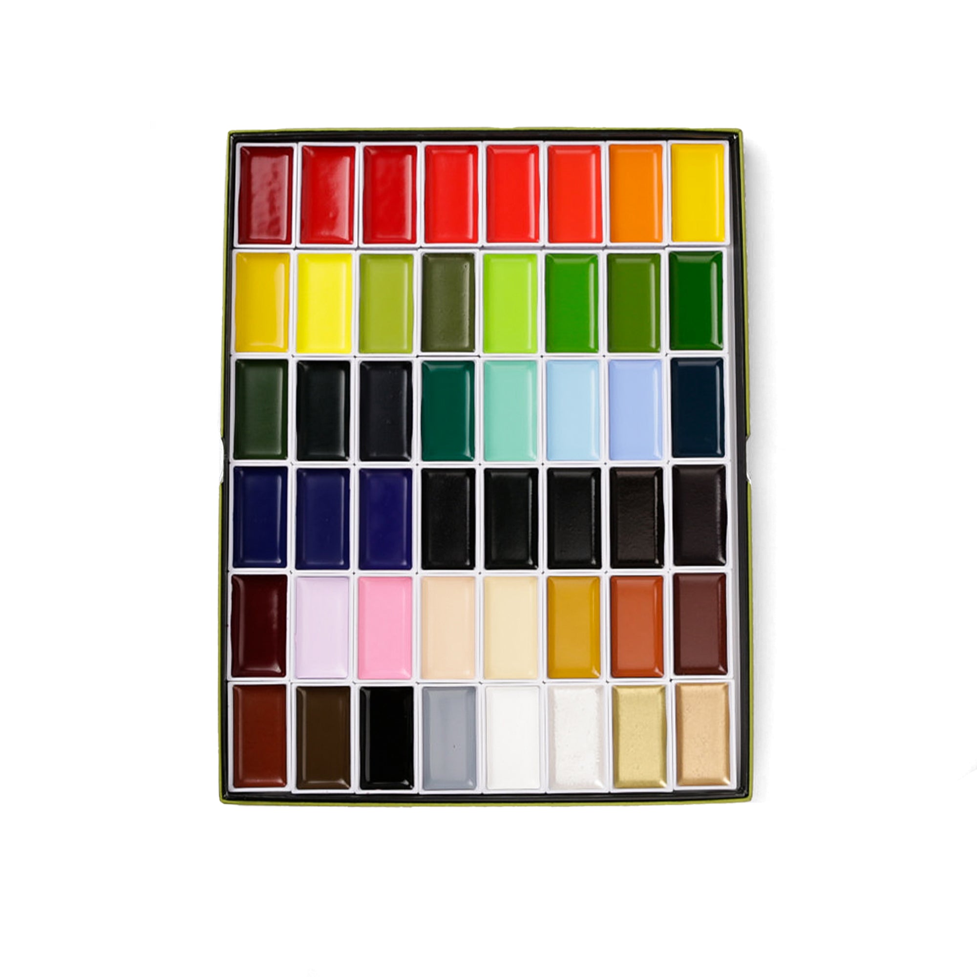 Gansai Tambi Watercolor Paint Set, 48 Colors