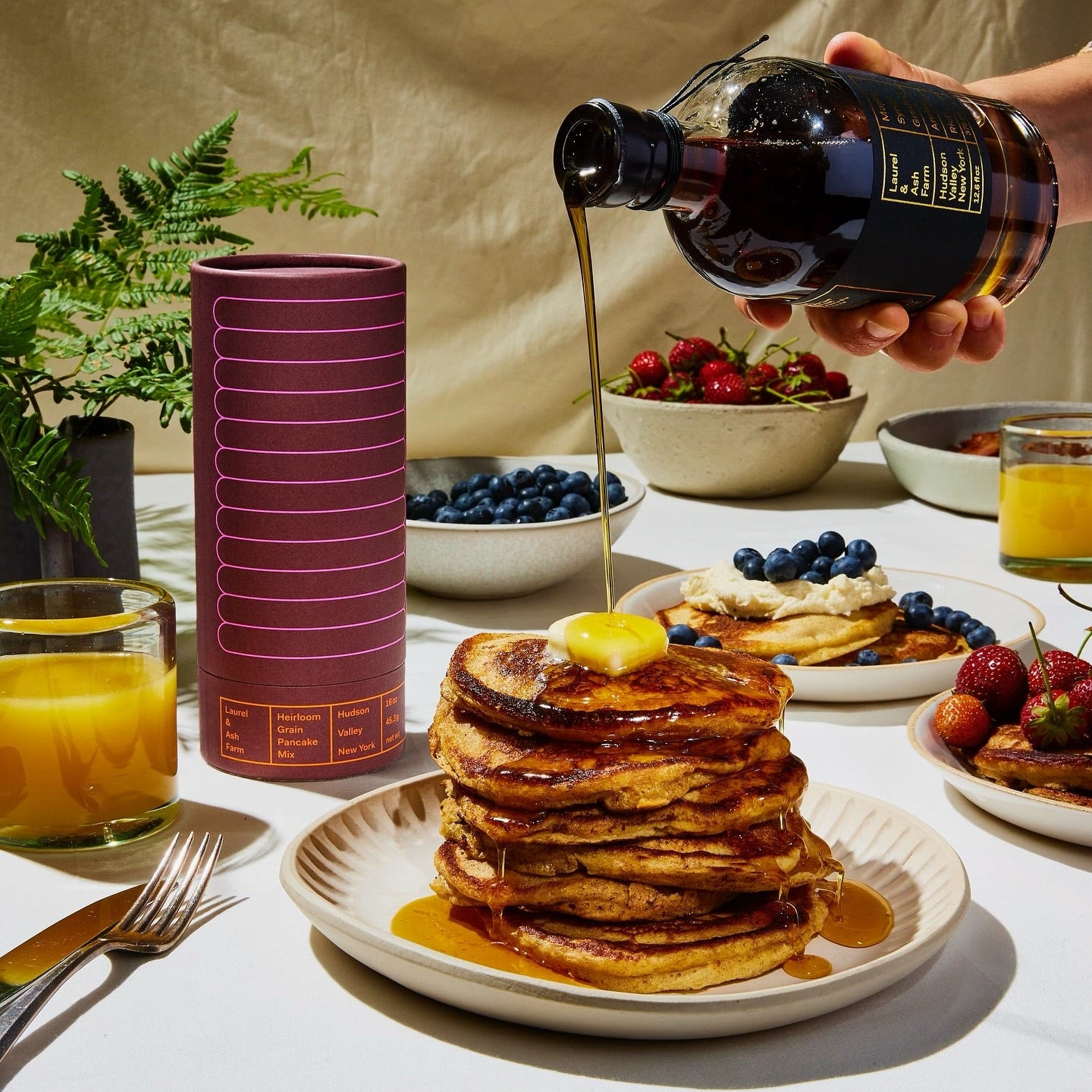 New York Grade A Amber Maple Syrup, 375 mL.